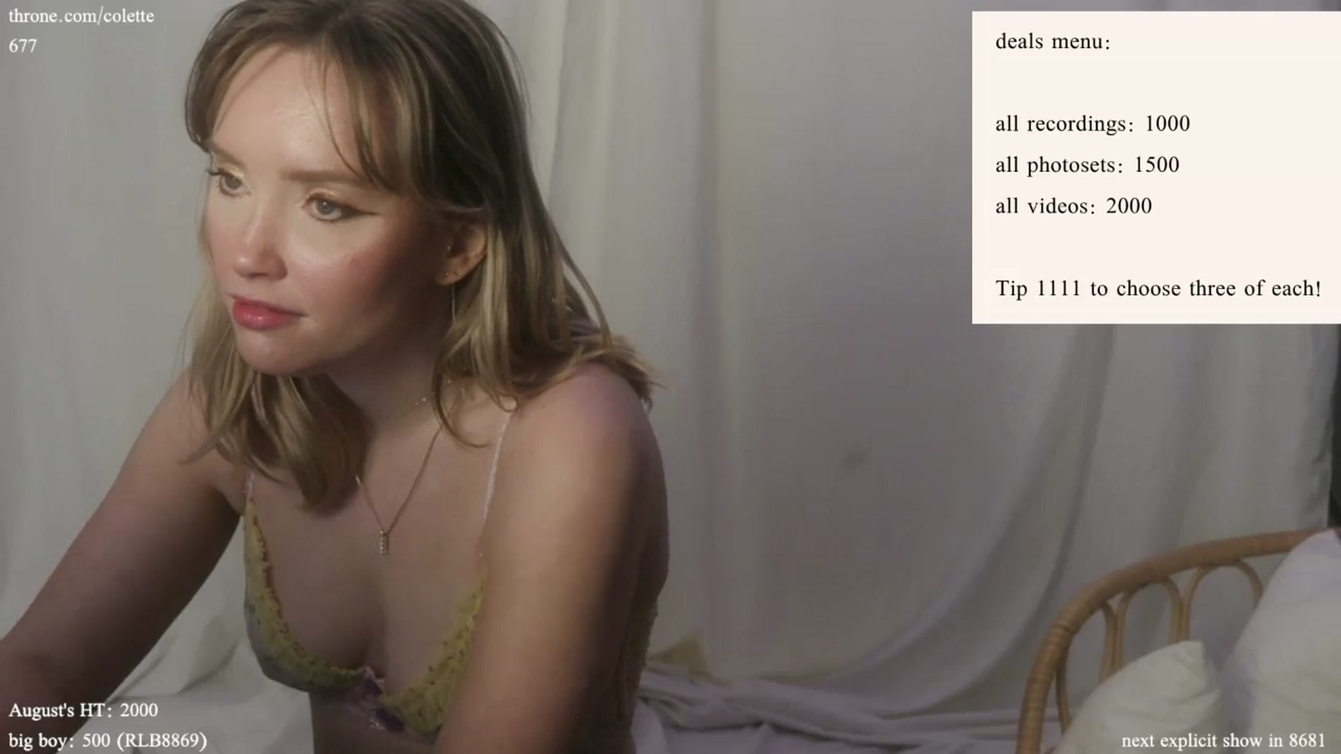 Gallery image thumbnail from coletteclaude's myfreecams stream on, 08/16/2024, 20:08 image 13 of 20