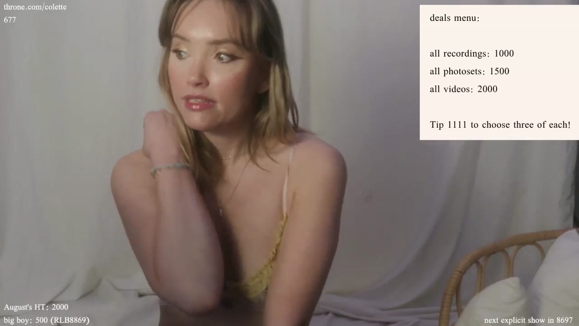 Gallery image thumbnail from coletteclaude's myfreecams stream on, 08/16/2024, 20:08 image 11 of 20