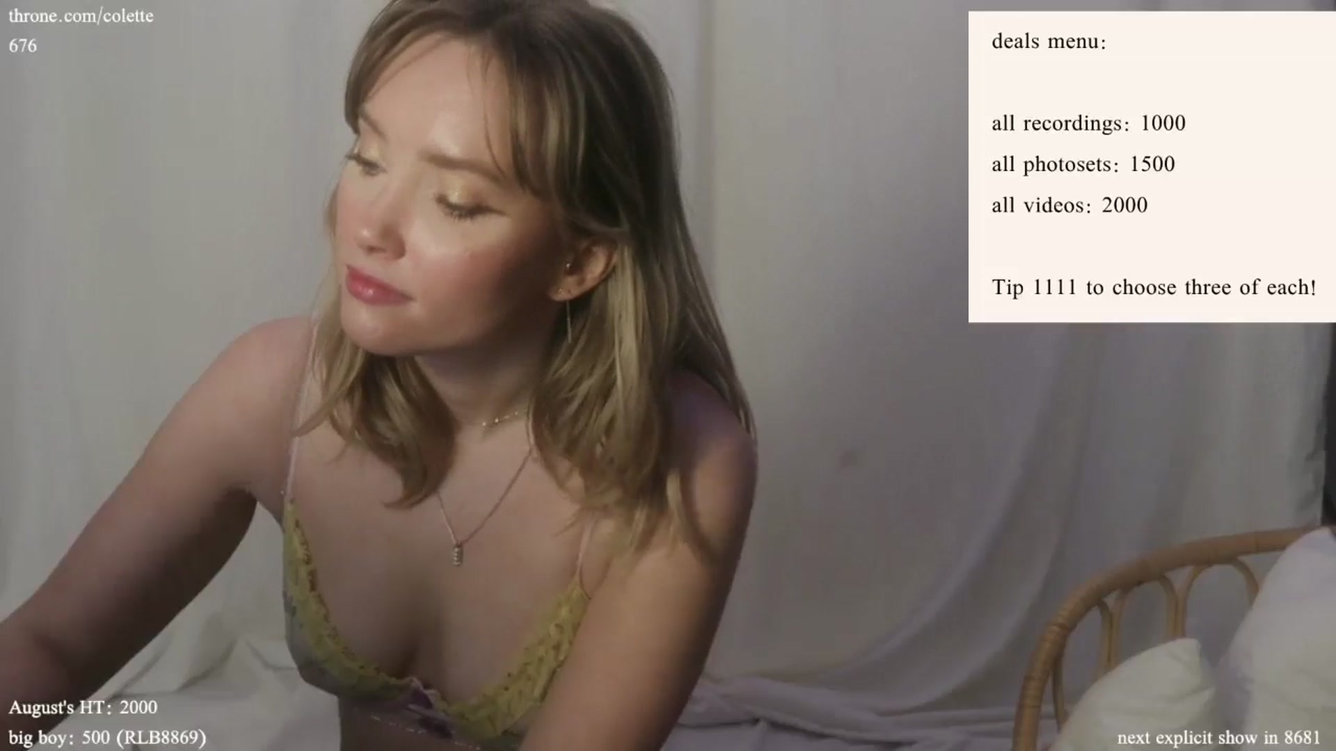Gallery image thumbnail from coletteclaude's myfreecams stream on, 08/16/2024, 20:08 image 16 of 20