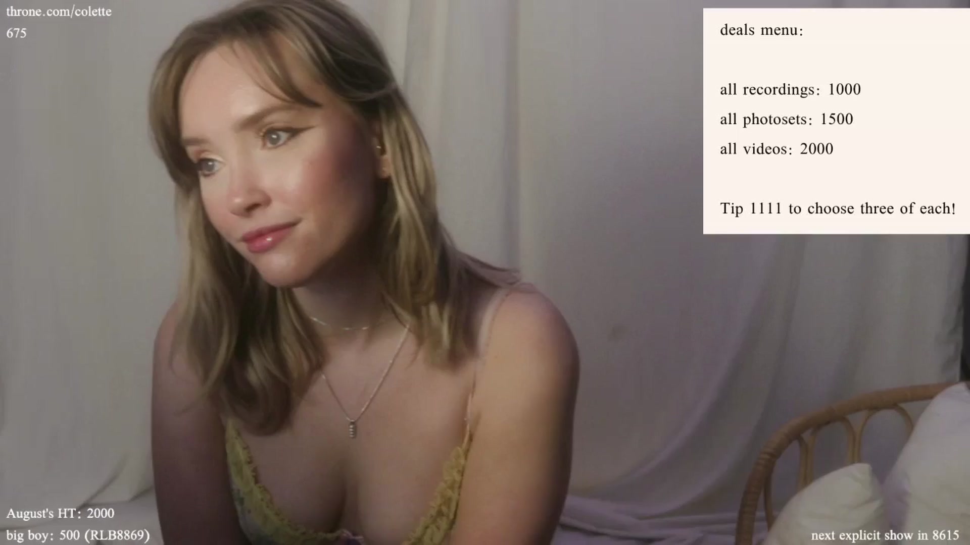Gallery image thumbnail from coletteclaude's myfreecams stream on, 08/16/2024, 20:29 image 3 of 20