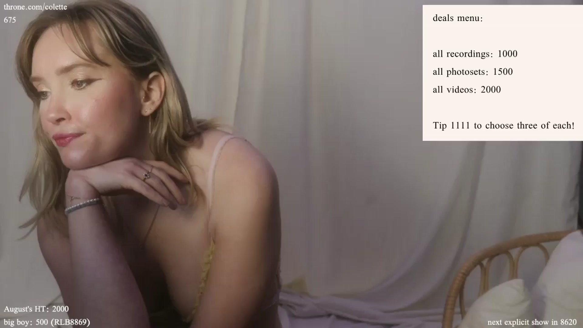 Gallery image thumbnail from coletteclaude's myfreecams stream on, 08/16/2024, 20:29 image 1 of 20