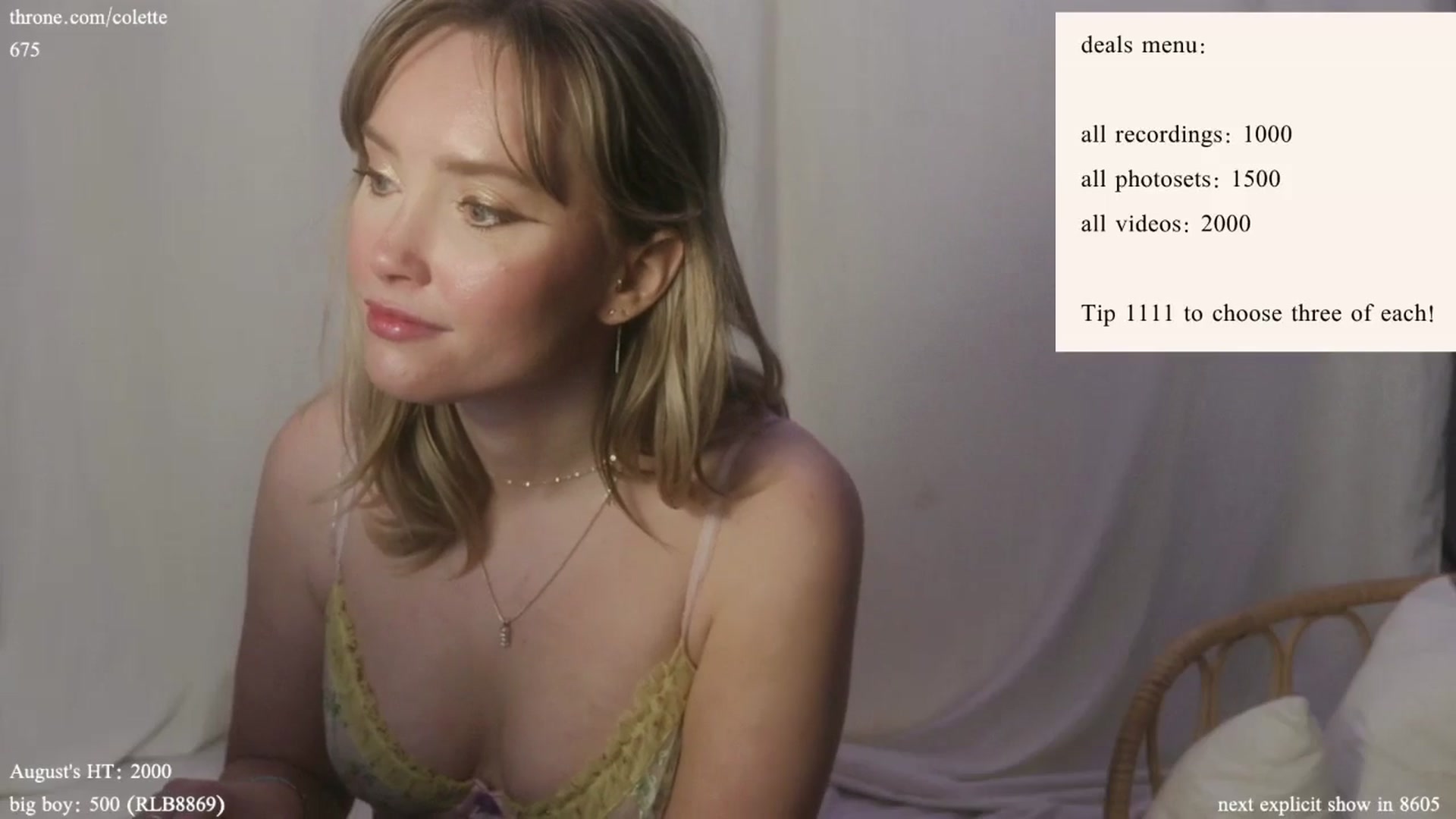 Gallery image thumbnail from coletteclaude's myfreecams stream on, 08/16/2024, 20:29 image 16 of 20