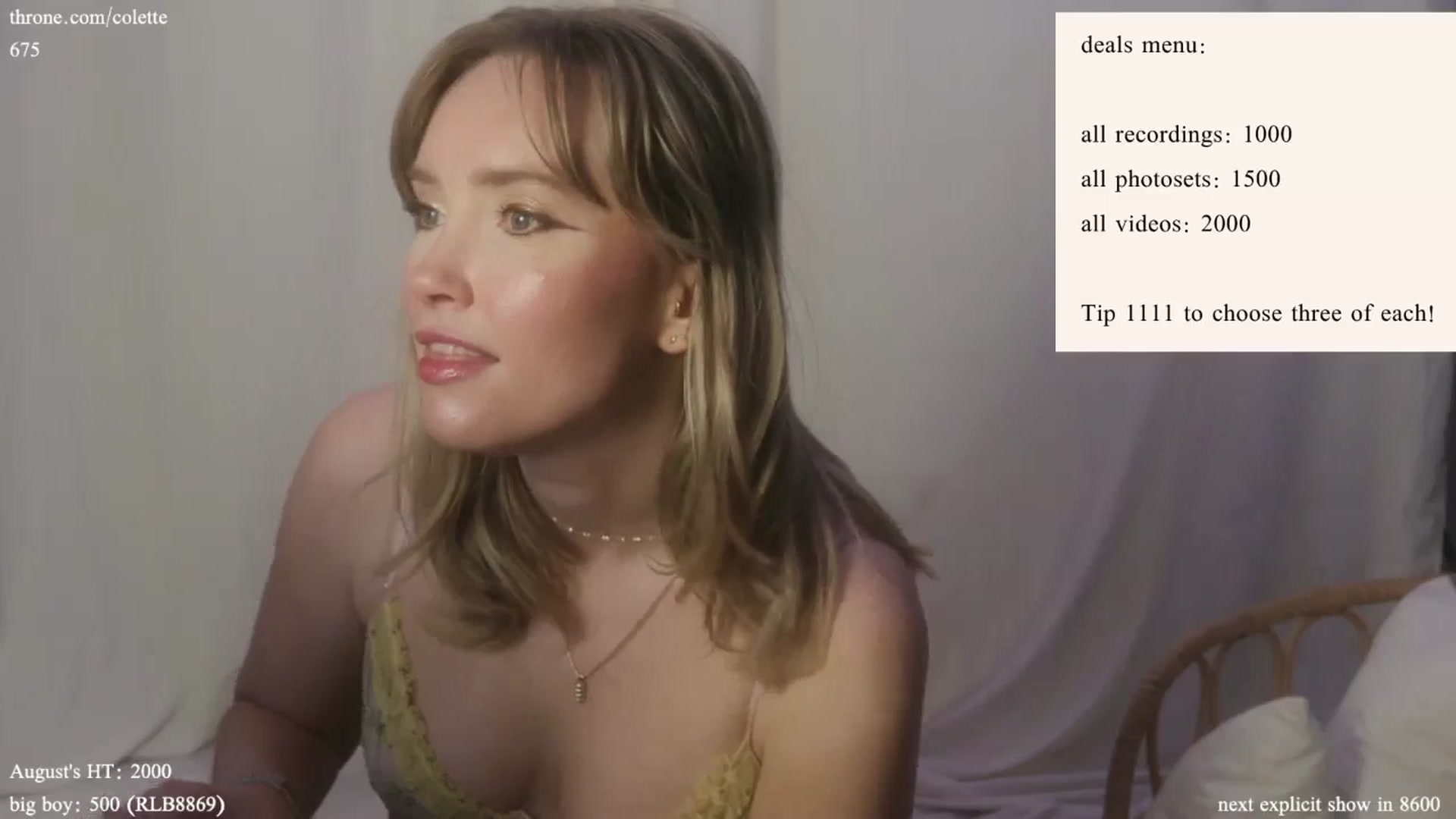 Gallery image thumbnail from coletteclaude's myfreecams stream on, 08/16/2024, 20:29 image 19 of 20
