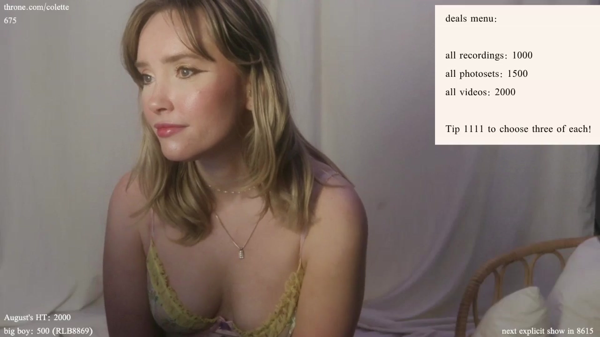 Gallery image thumbnail from coletteclaude's myfreecams stream on, 08/16/2024, 20:29 image 2 of 20