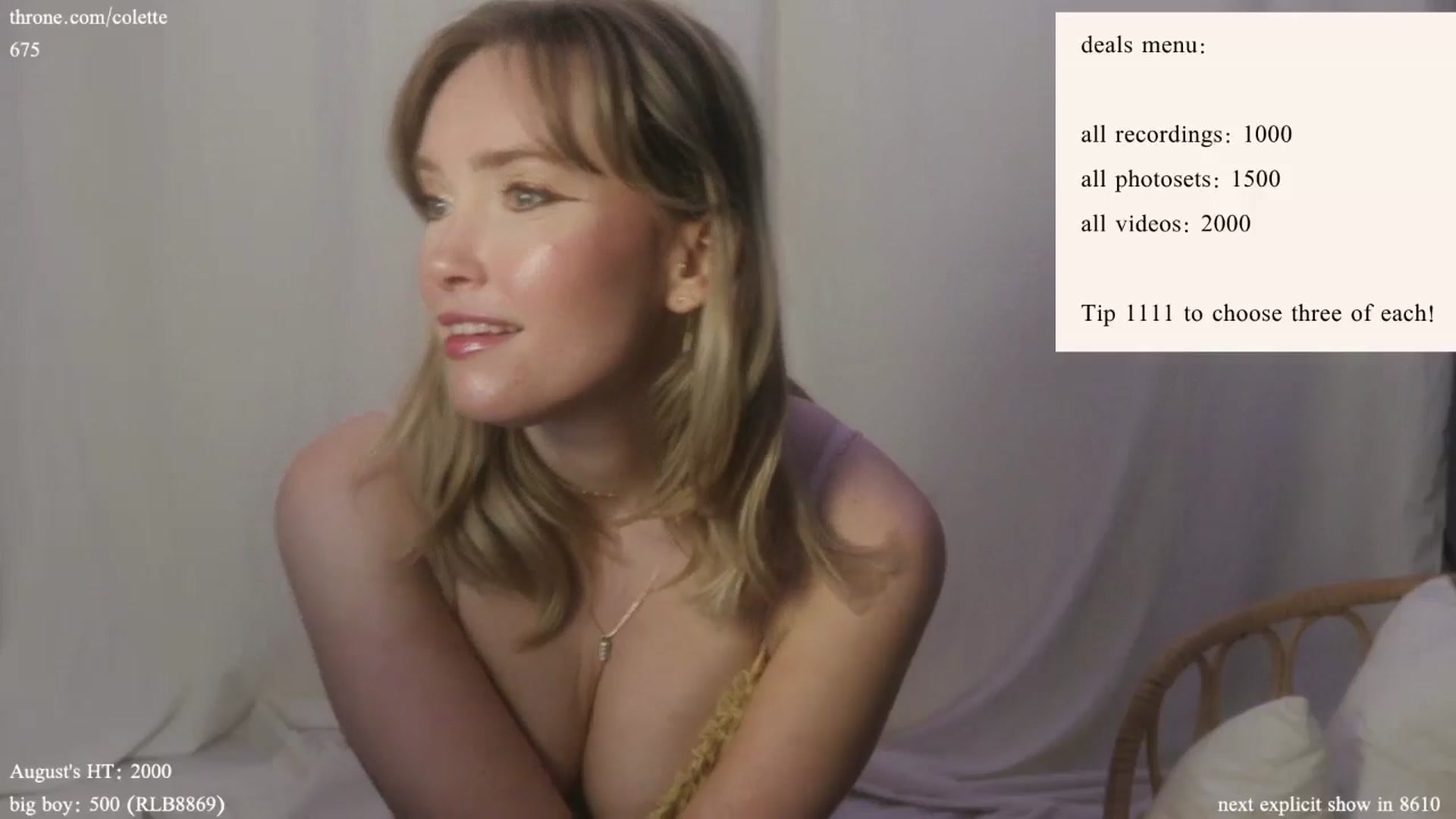 Gallery image thumbnail from coletteclaude's myfreecams stream on, 08/16/2024, 20:29 image 10 of 20