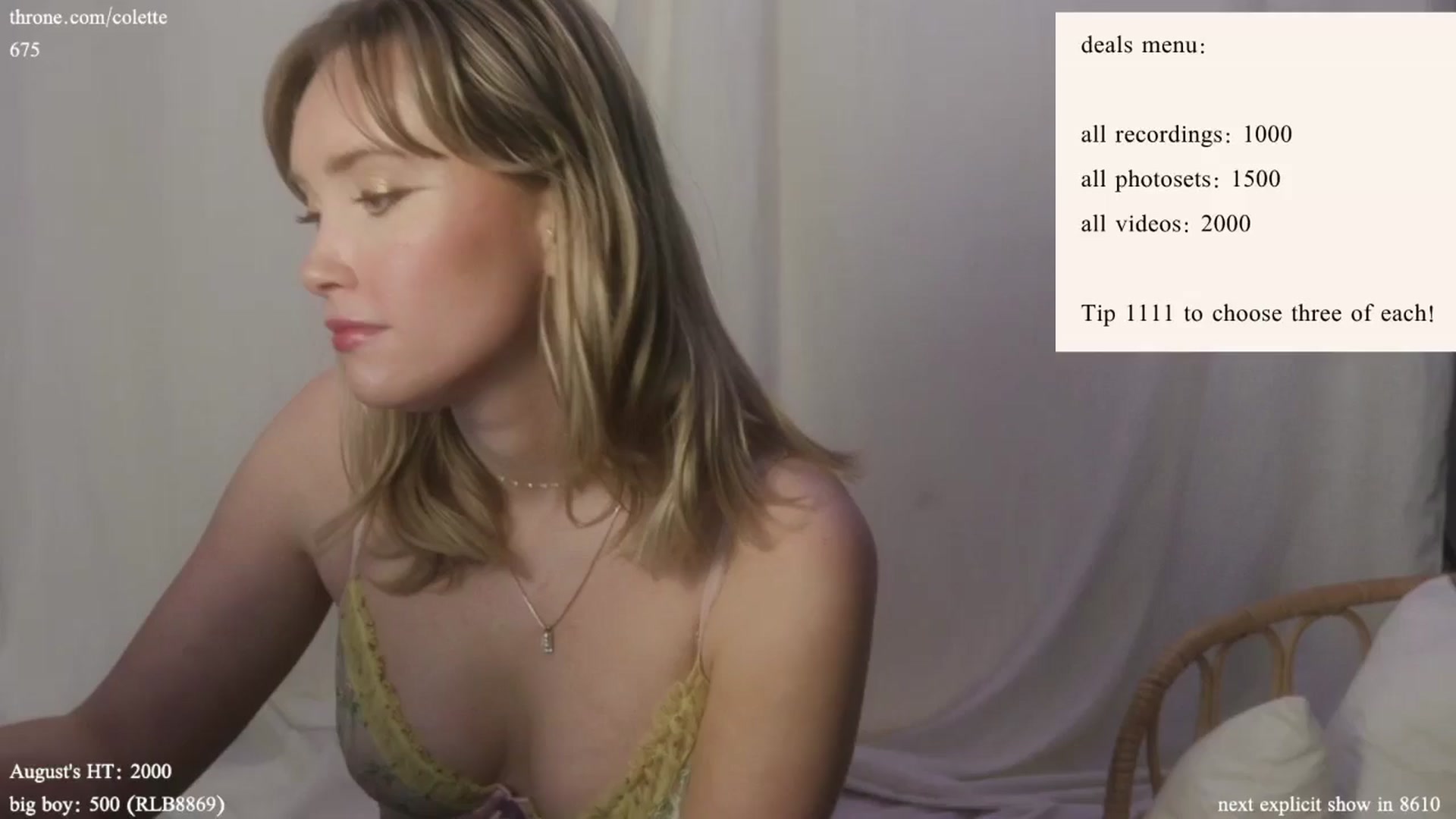 Gallery image thumbnail from coletteclaude's myfreecams stream on, 08/16/2024, 20:29 image 14 of 20