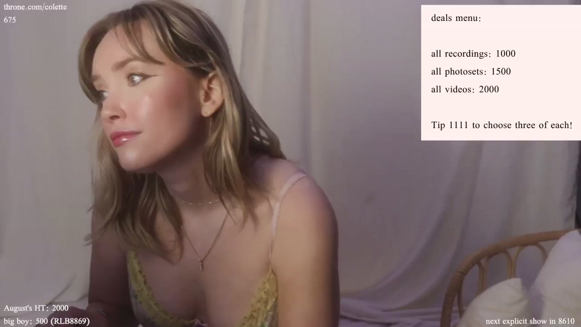 Gallery image thumbnail from coletteclaude's myfreecams stream on, 08/16/2024, 20:29 image 13 of 20