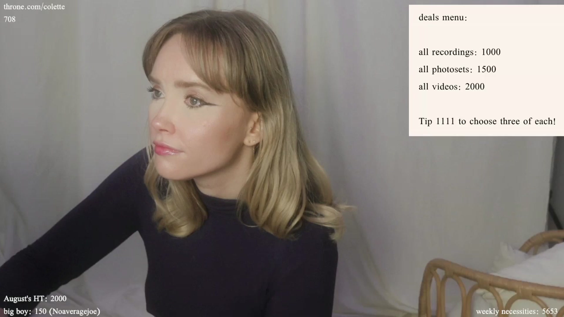 Gallery image thumbnail from coletteclaude's myfreecams stream on, 08/25/2024, 19:56 image 19 of 20