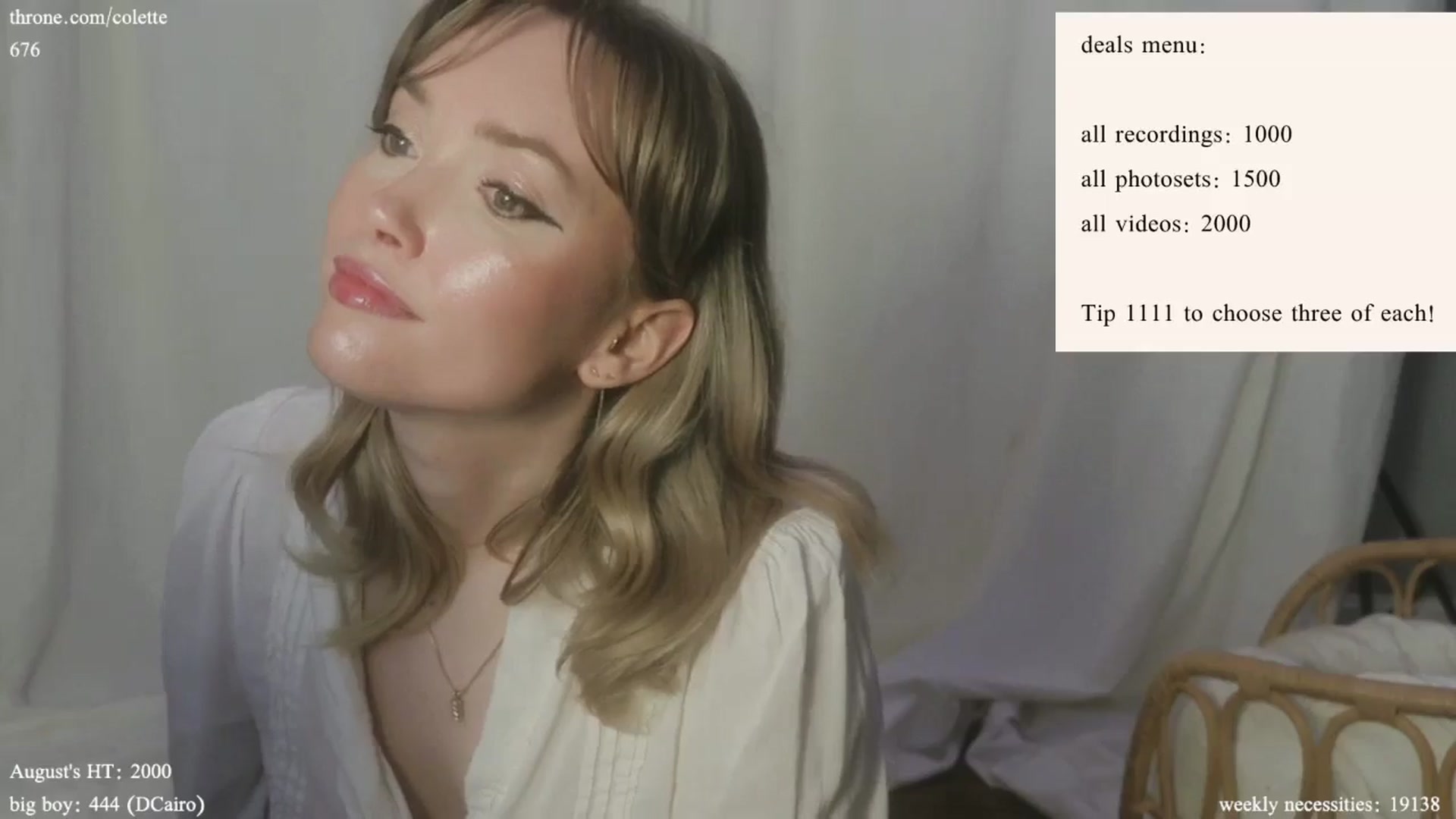 Gallery image thumbnail from coletteclaude's myfreecams stream on, 08/26/2024, 20:01 image 16 of 20