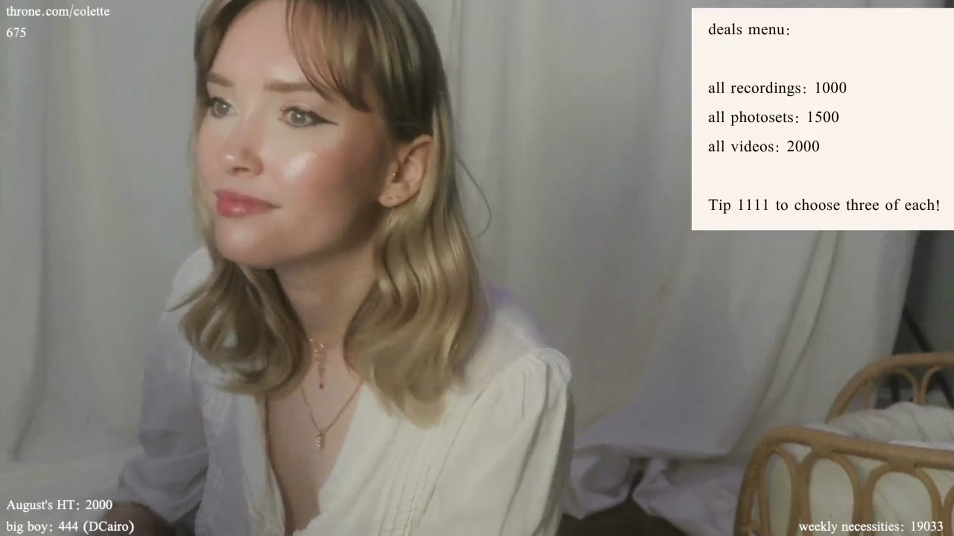 Gallery image thumbnail from coletteclaude's myfreecams stream on, 08/26/2024, 20:01 image 20 of 20