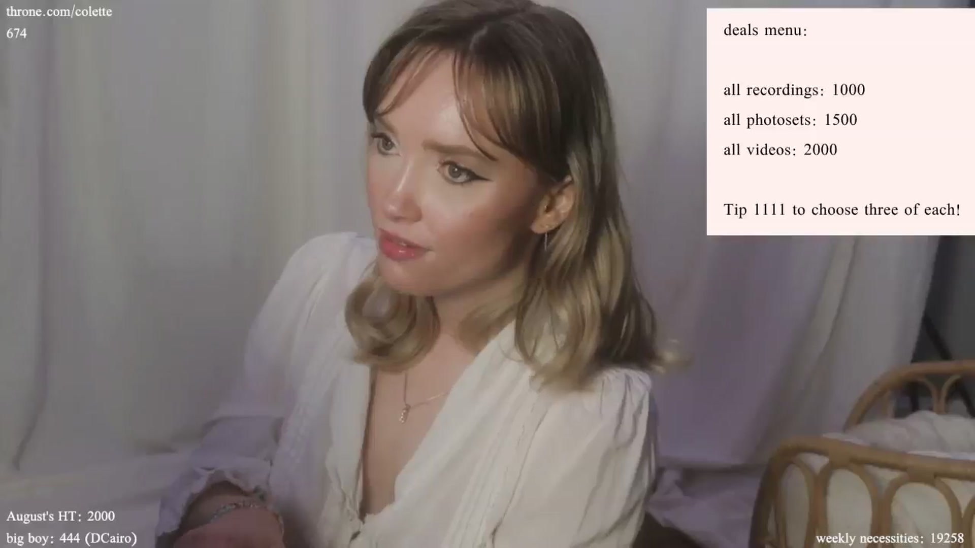 Gallery image thumbnail from coletteclaude's myfreecams stream on, 08/26/2024, 20:01 image 11 of 20