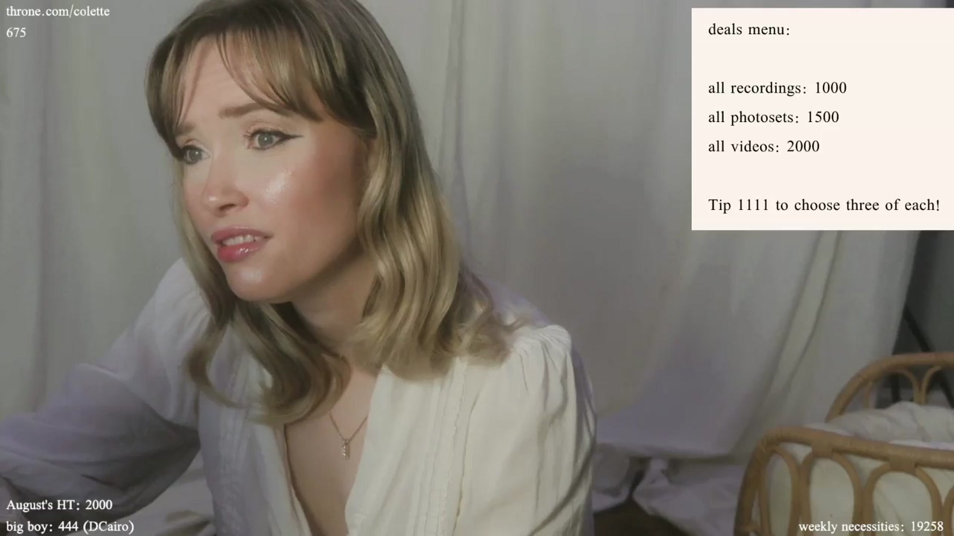 Gallery image thumbnail from coletteclaude's myfreecams stream on, 08/26/2024, 20:01 image 14 of 20