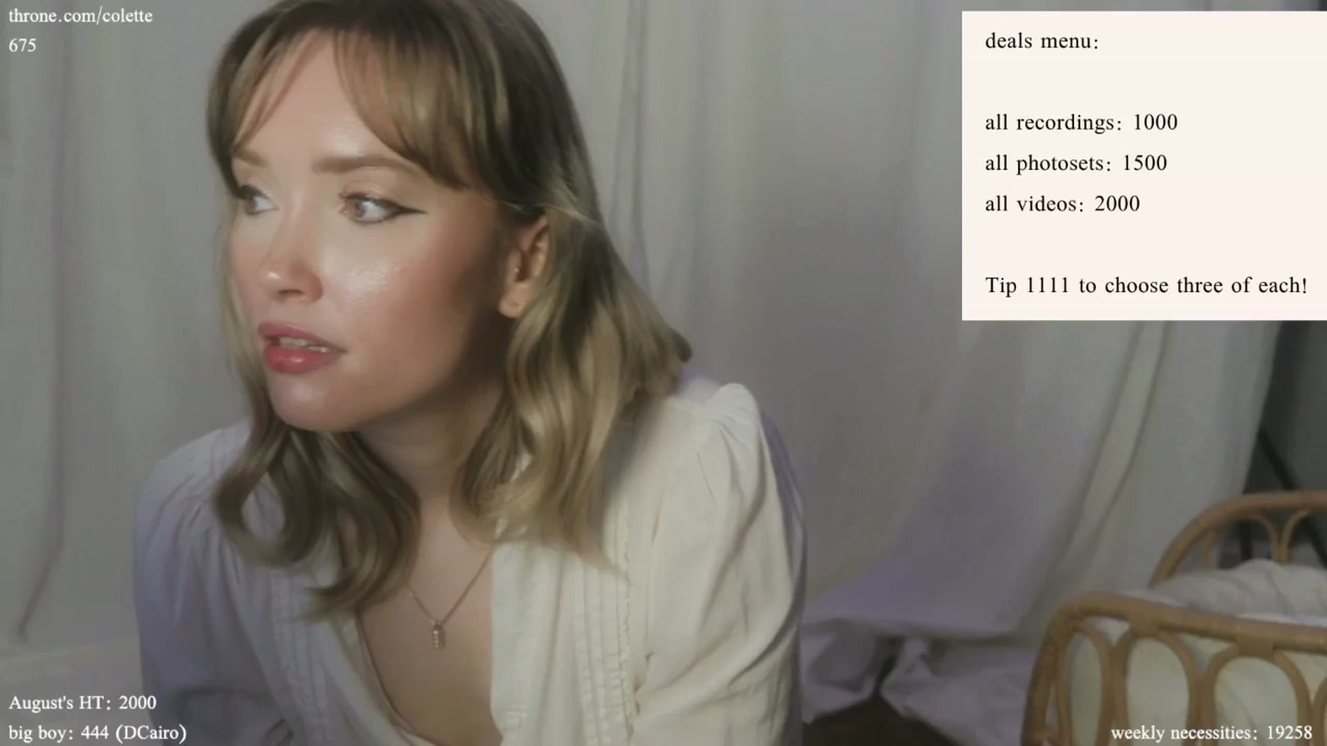 Gallery image thumbnail from coletteclaude's myfreecams stream on, 08/26/2024, 20:01 image 12 of 20