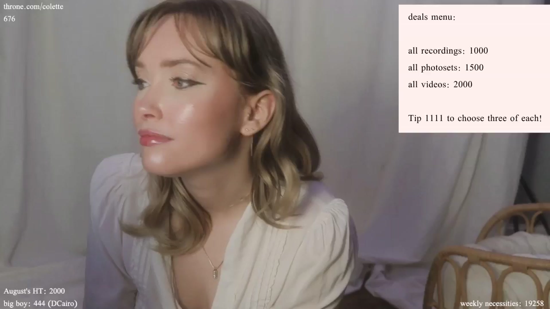 Gallery image thumbnail from coletteclaude's myfreecams stream on, 08/26/2024, 20:01 image 15 of 20