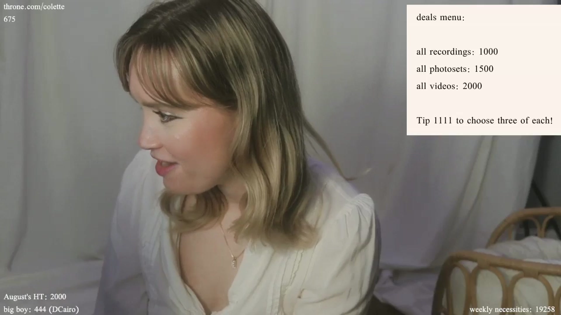 Gallery image thumbnail from coletteclaude's myfreecams stream on, 08/26/2024, 20:01 image 13 of 20