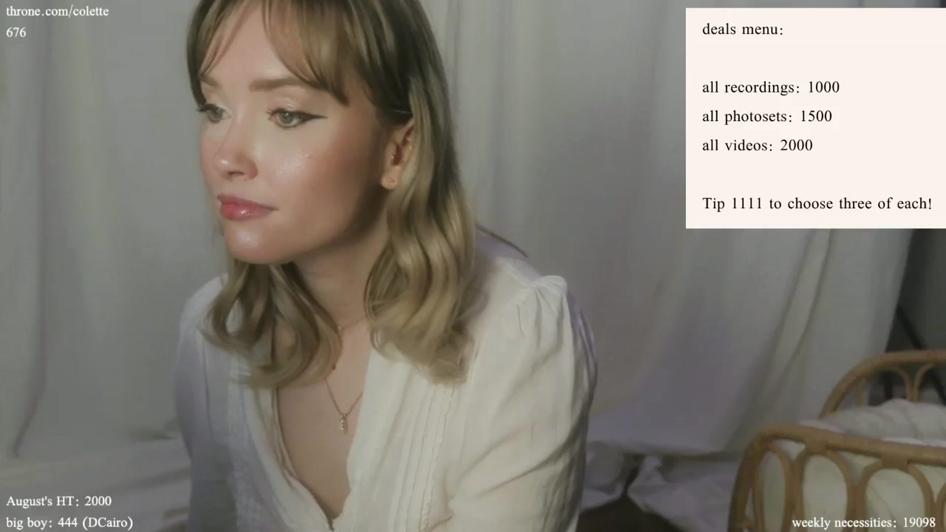 Gallery image thumbnail from coletteclaude's myfreecams stream on, 08/26/2024, 20:01 image 17 of 20