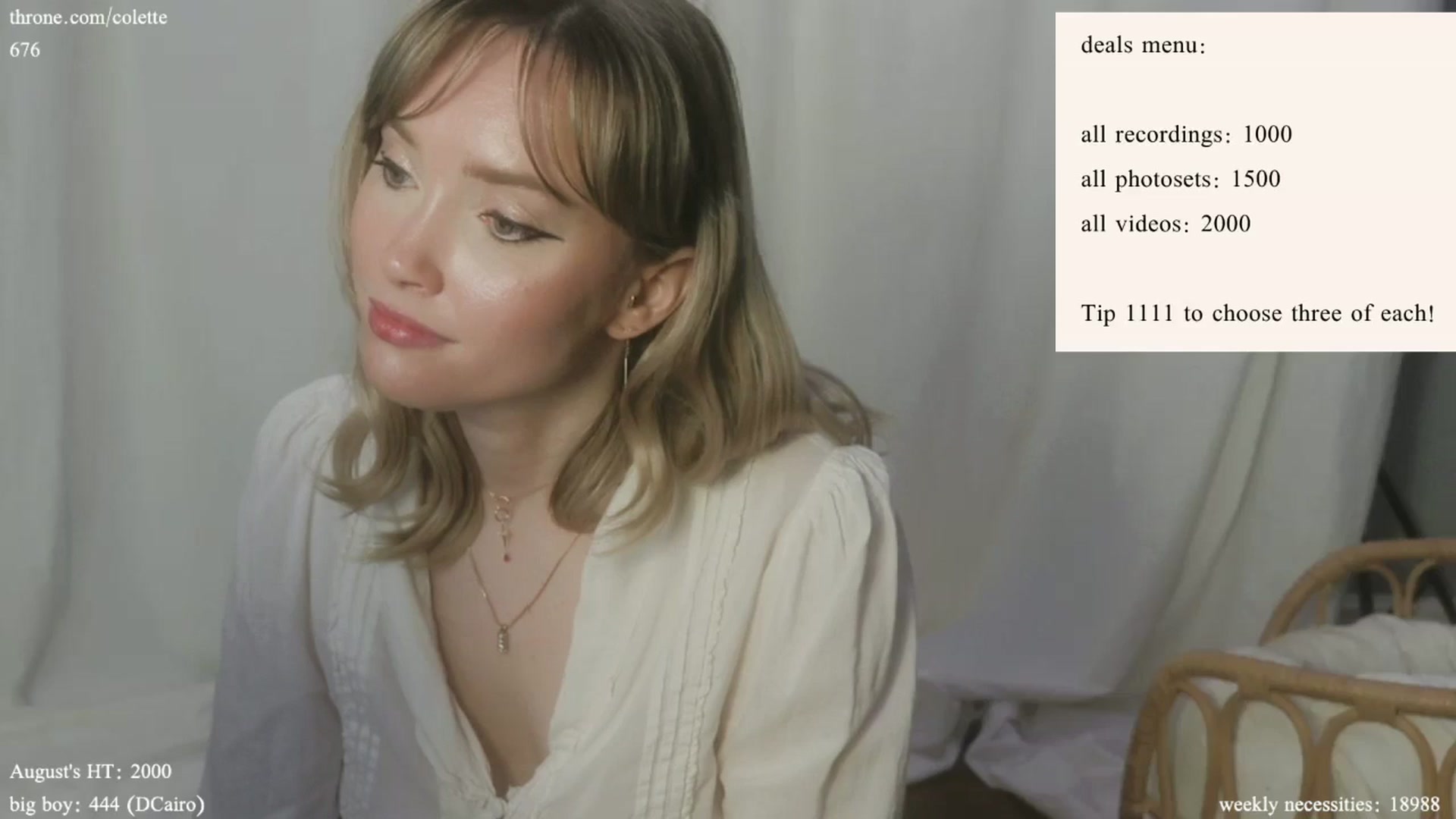 Gallery image thumbnail from coletteclaude's myfreecams stream on, 08/26/2024, 20:15 image 9 of 20