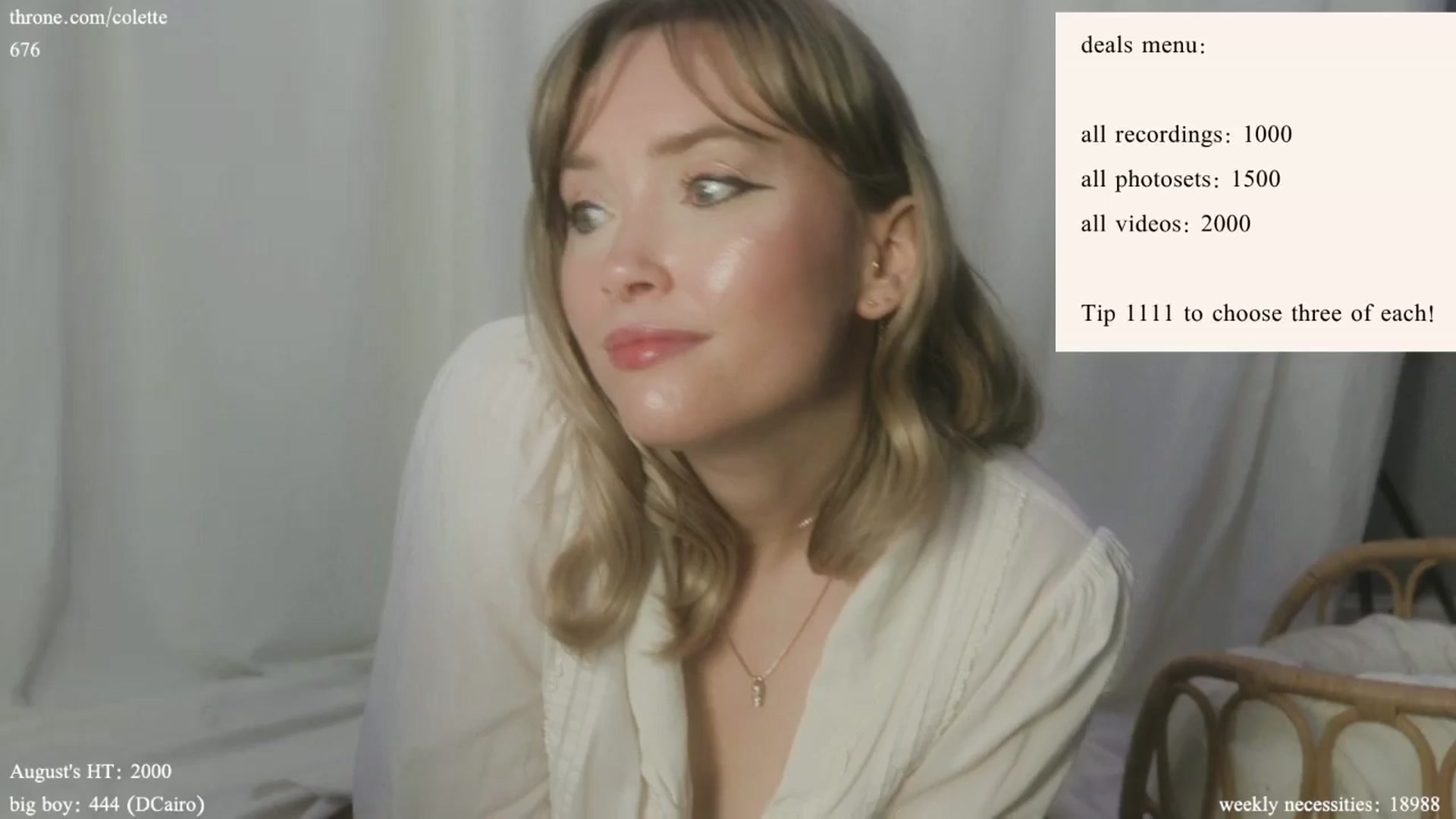 Gallery image thumbnail from coletteclaude's myfreecams stream on, 08/26/2024, 20:15 image 8 of 20