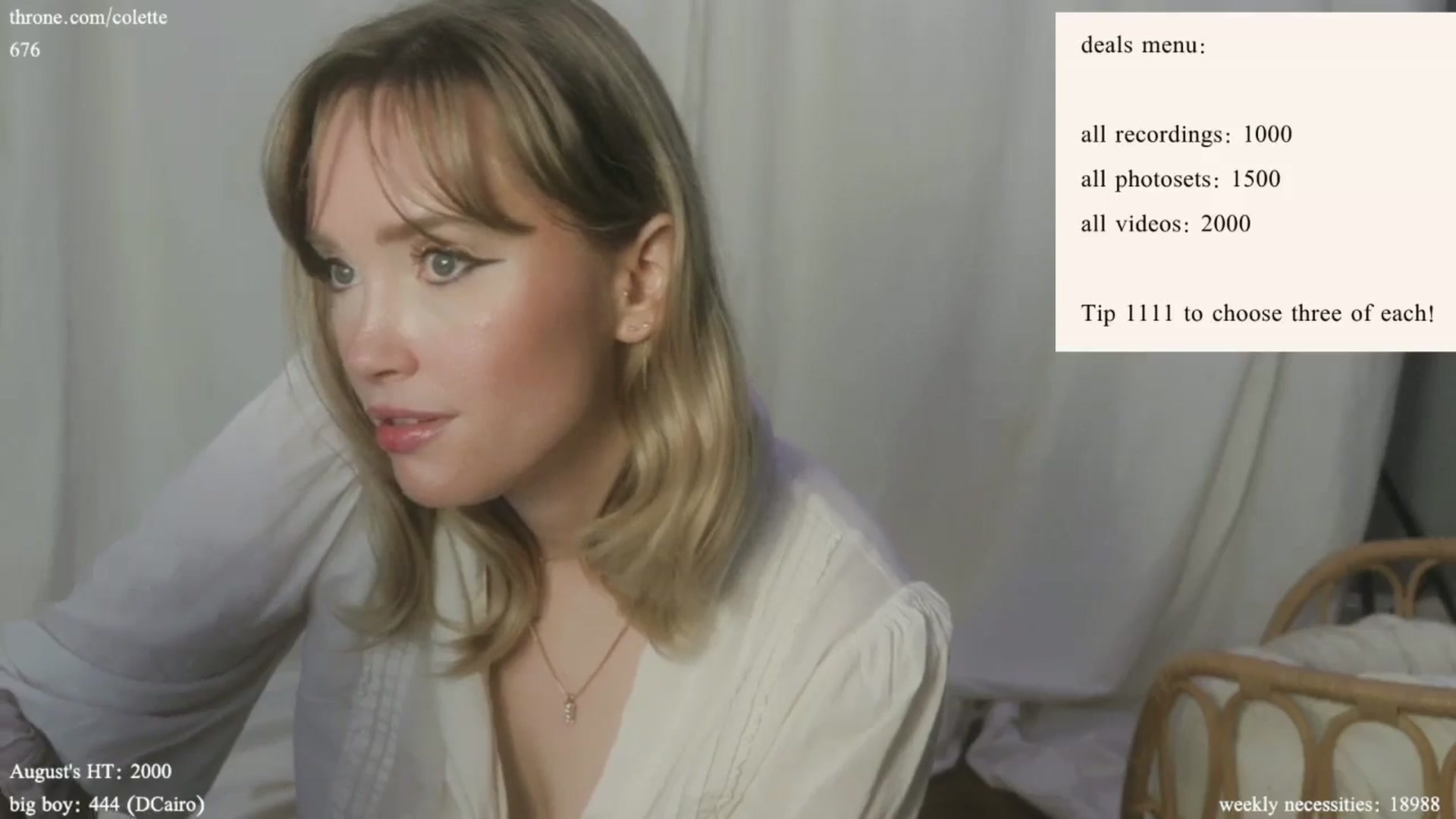 Gallery image thumbnail from coletteclaude's myfreecams stream on, 08/26/2024, 20:15 image 2 of 20