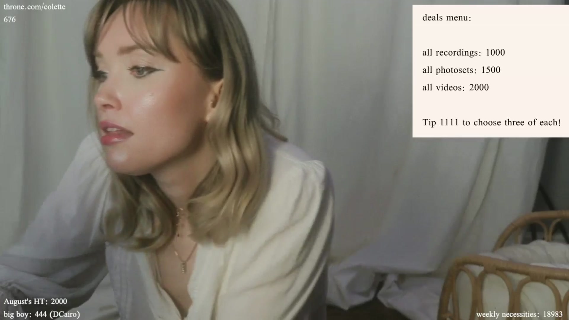 Gallery image thumbnail from coletteclaude's myfreecams stream on, 08/26/2024, 20:15 image 16 of 20