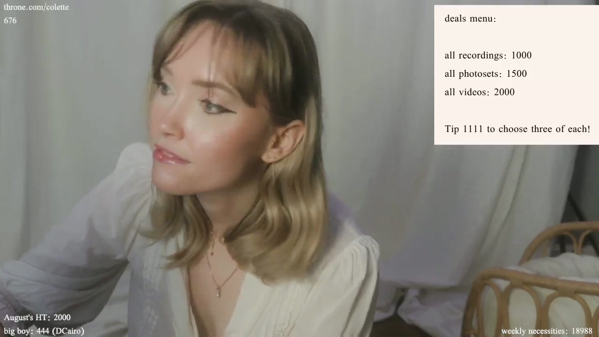 Gallery image thumbnail from coletteclaude's myfreecams stream on, 08/26/2024, 20:15 image 4 of 20