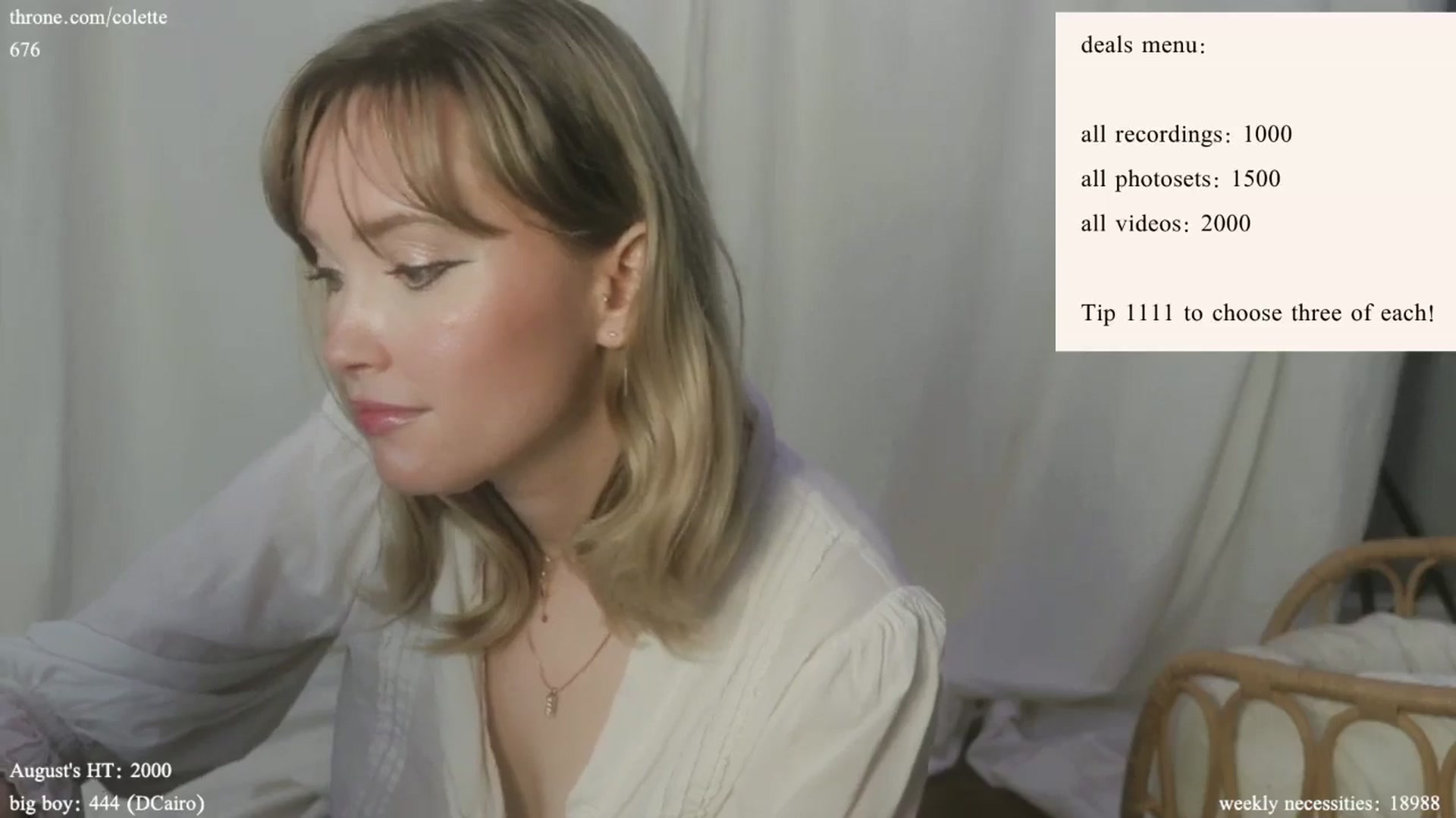 Gallery image thumbnail from coletteclaude's myfreecams stream on, 08/26/2024, 20:15 image 6 of 20