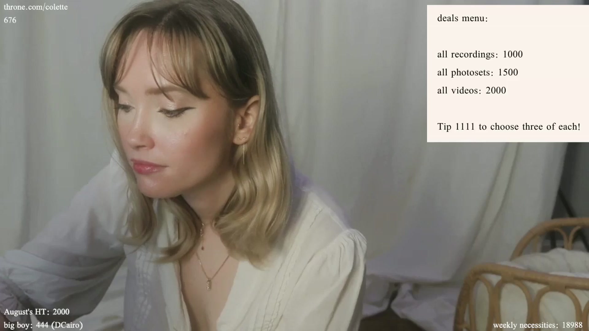 Gallery image thumbnail from coletteclaude's myfreecams stream on, 08/26/2024, 20:15 image 5 of 20