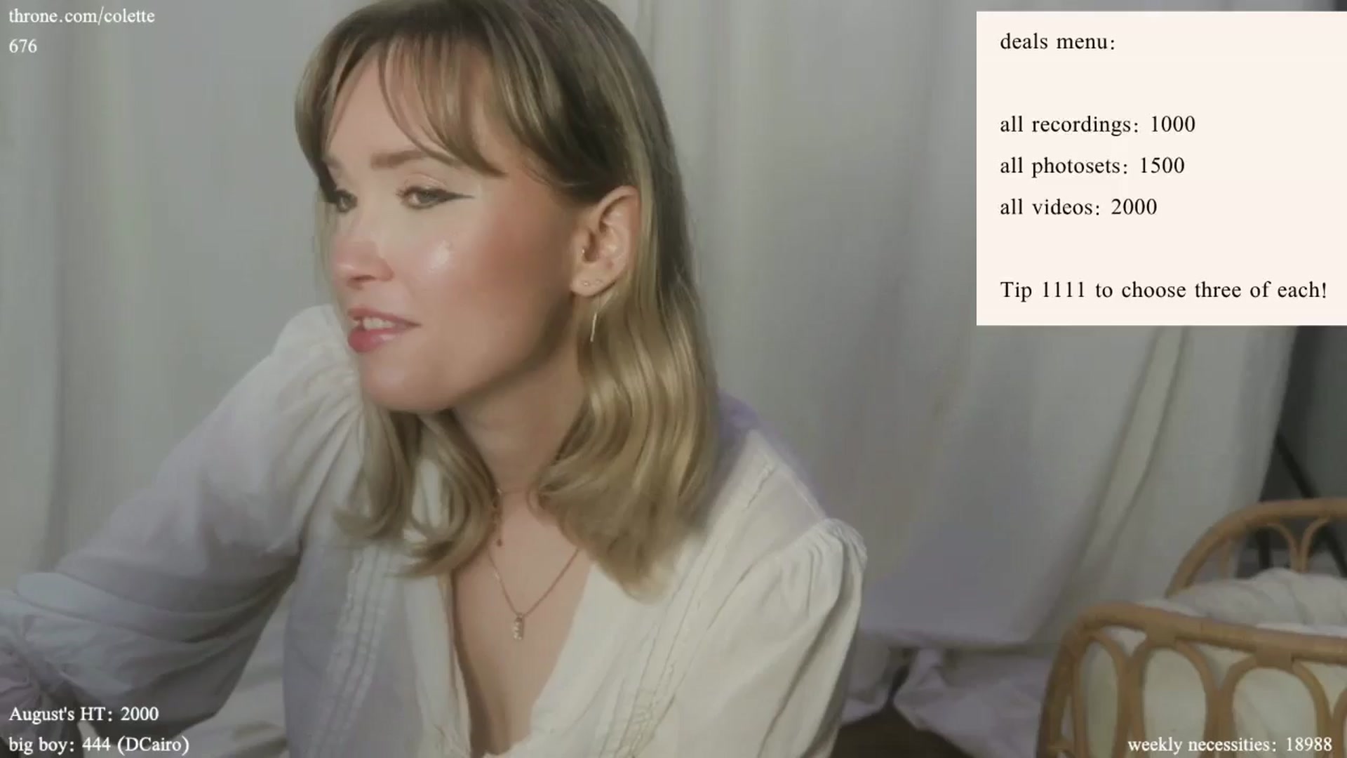 Gallery image thumbnail from coletteclaude's myfreecams stream on, 08/26/2024, 20:15 image 1 of 20