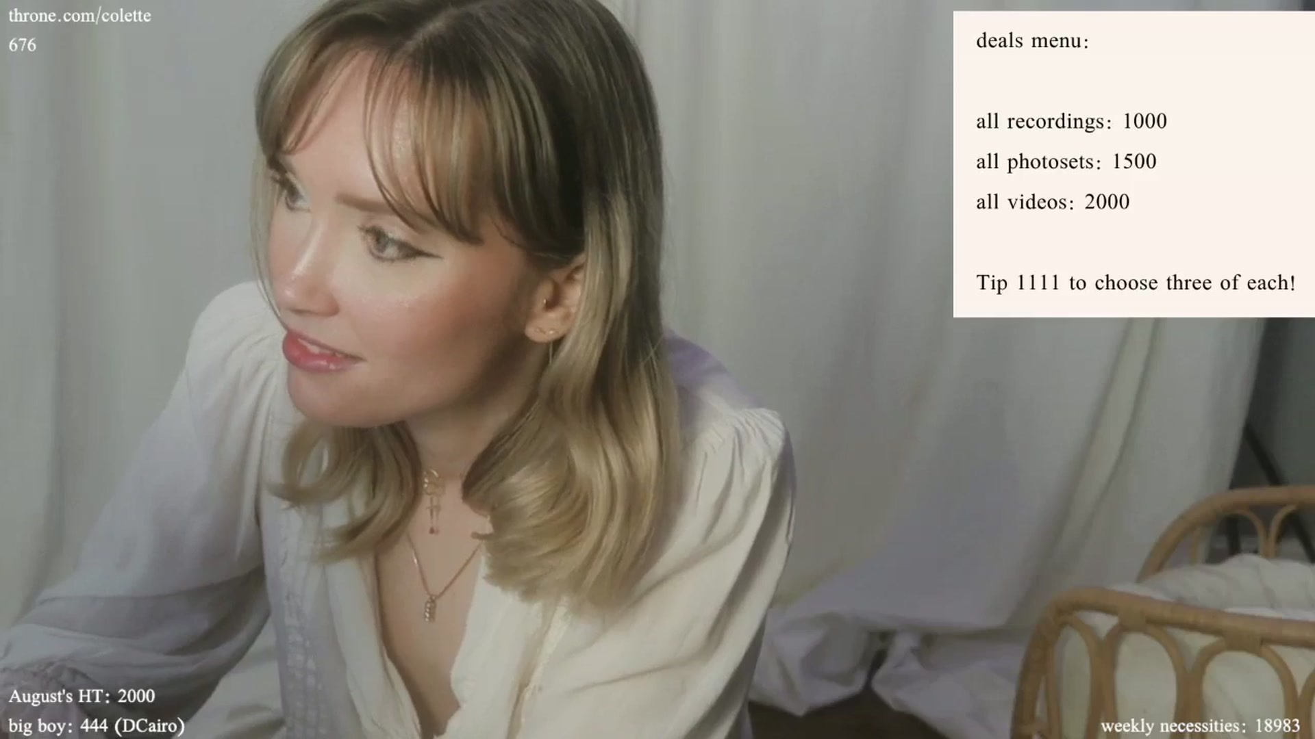 Gallery image thumbnail from coletteclaude's myfreecams stream on, 08/26/2024, 20:15 image 14 of 20