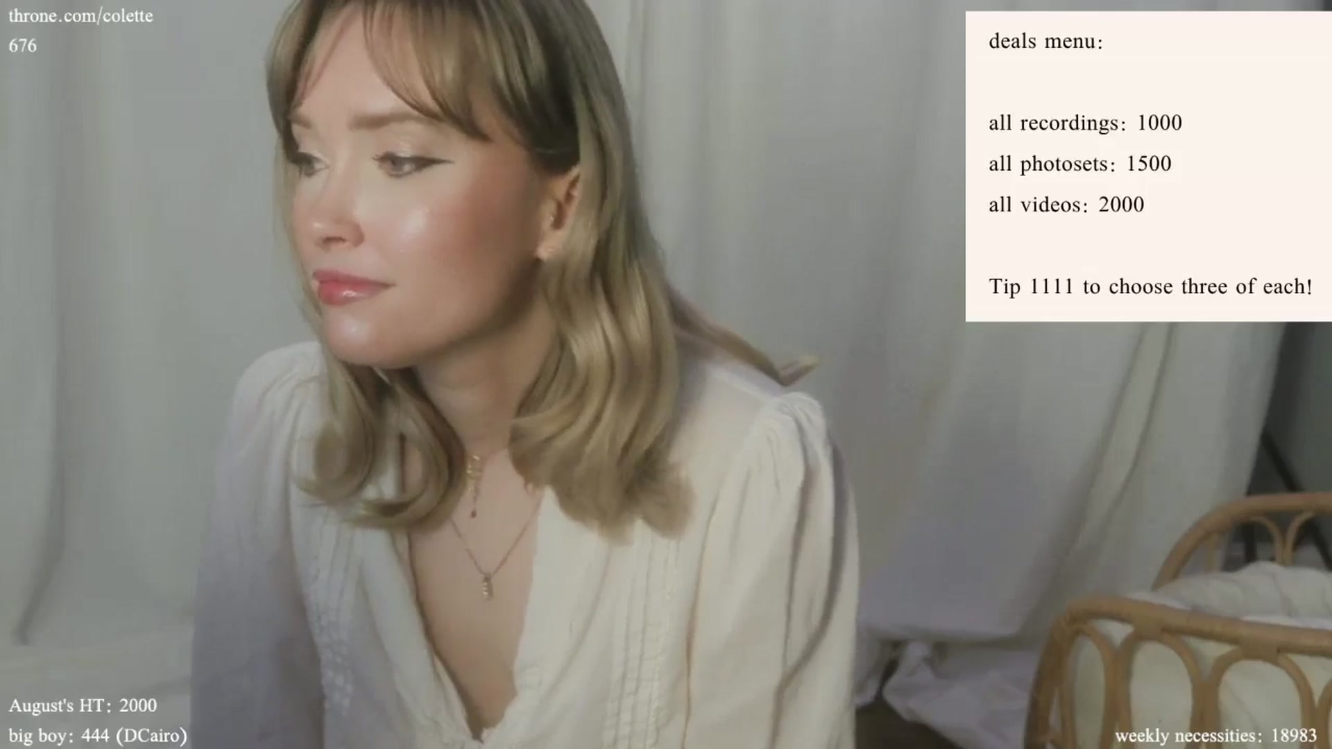 Gallery image thumbnail from coletteclaude's myfreecams stream on, 08/26/2024, 20:15 image 11 of 20