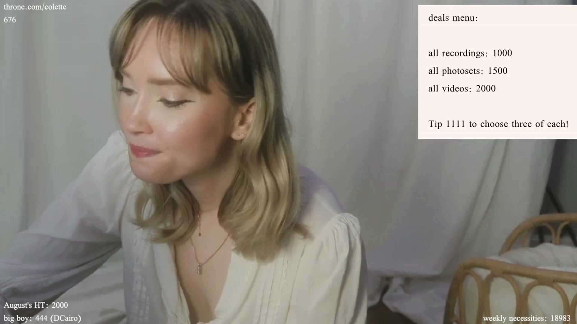 Gallery image thumbnail from coletteclaude's myfreecams stream on, 08/26/2024, 20:15 image 12 of 20