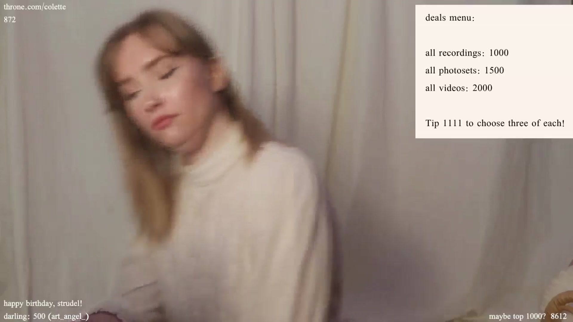 Gallery image thumbnail from coletteclaude's myfreecams stream on, 09/03/2024, 20:58 image 19 of 20