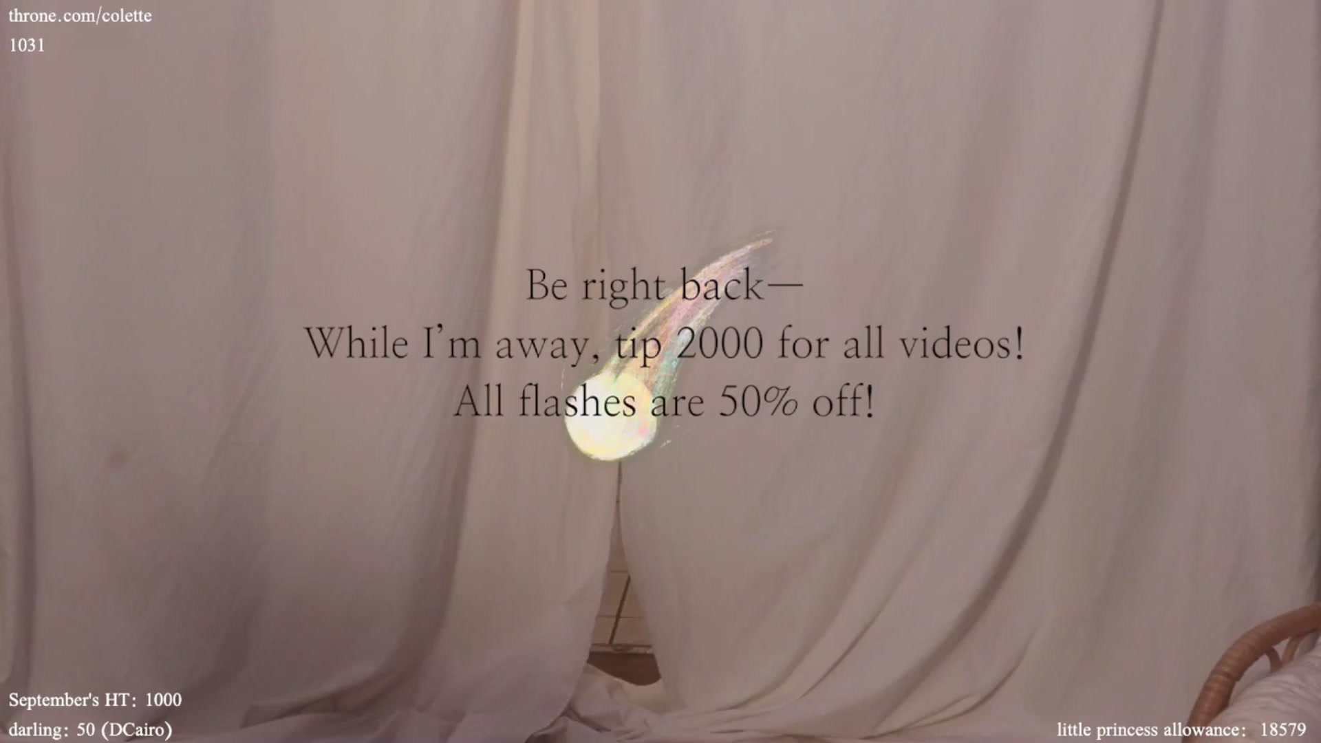 Gallery image thumbnail from coletteclaude's myfreecams stream on, 09/09/2024, 16:41 image 12 of 20