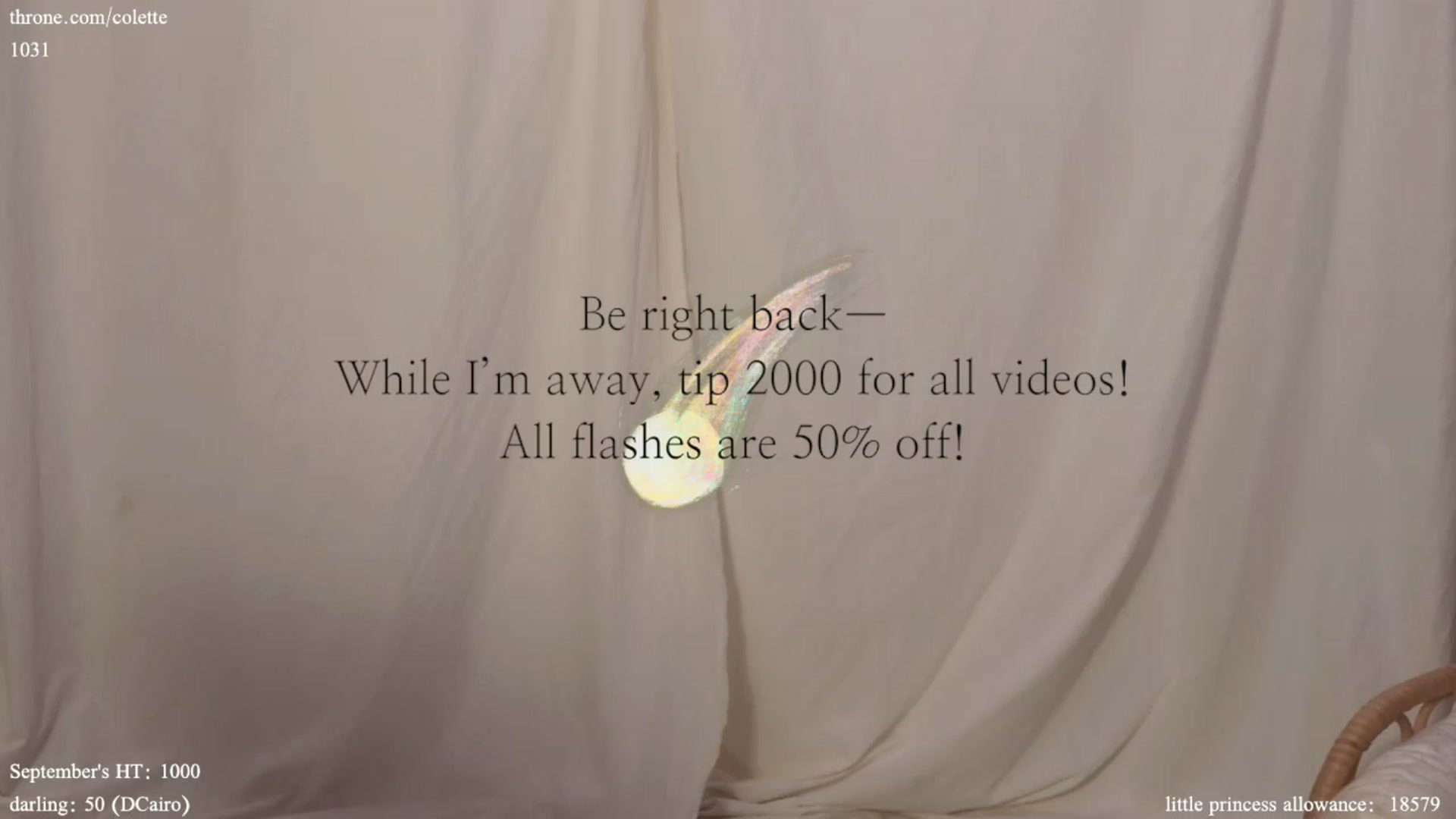 Gallery image thumbnail from coletteclaude's myfreecams stream on, 09/09/2024, 16:41 image 8 of 20