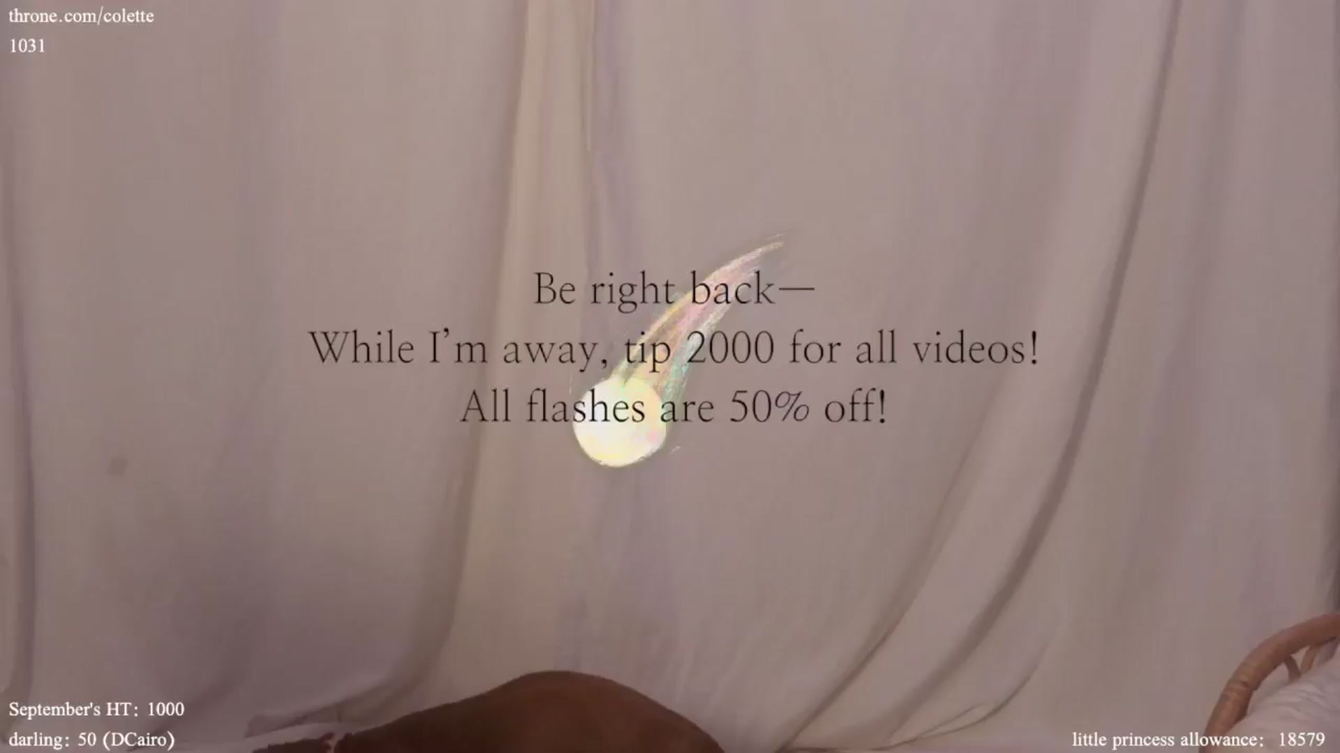Gallery image thumbnail from coletteclaude's myfreecams stream on, 09/09/2024, 16:41 image 16 of 20