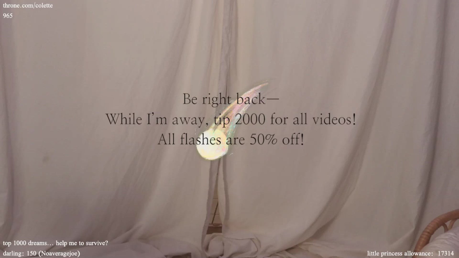 Gallery image thumbnail from coletteclaude's myfreecams stream on, 09/09/2024, 20:25 image 17 of 20