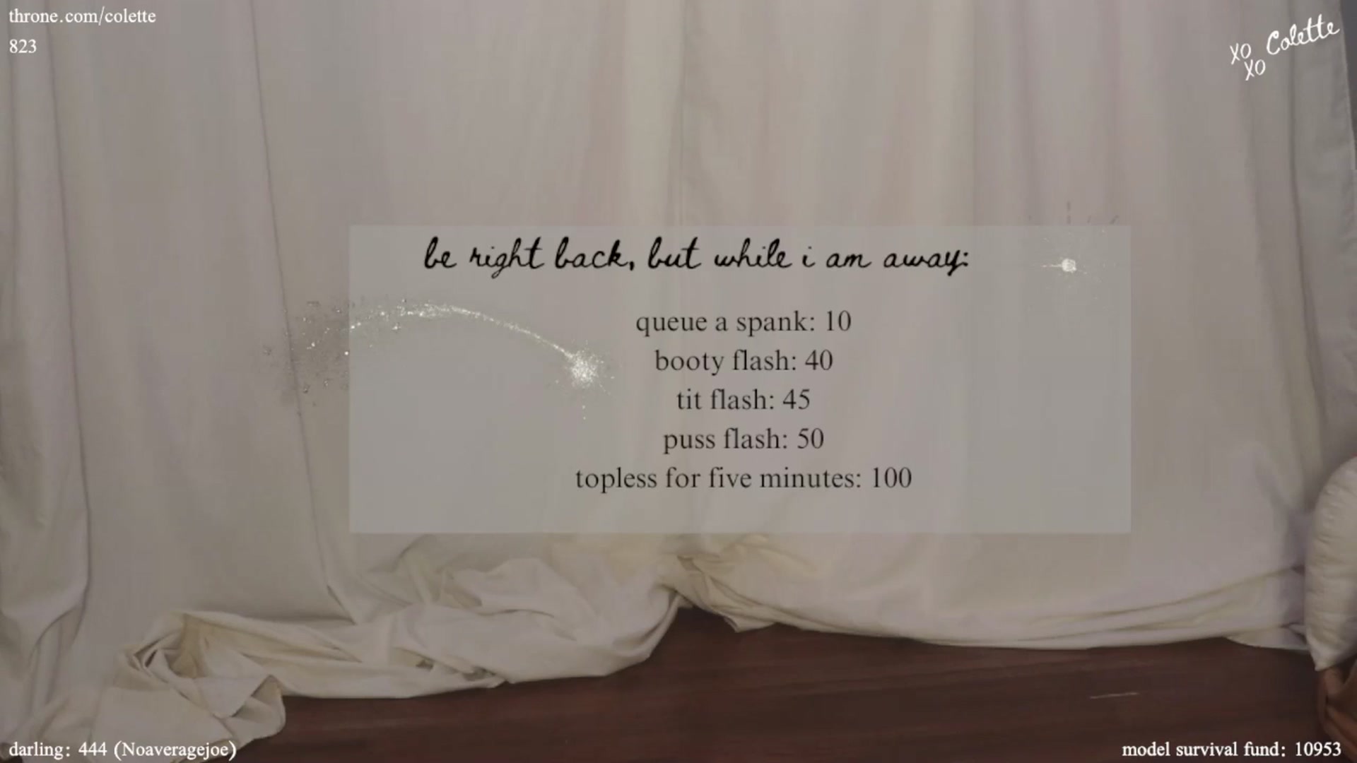 Gallery image thumbnail from coletteclaude's myfreecams stream on, 09/12/2024, 20:19 image 20 of 20