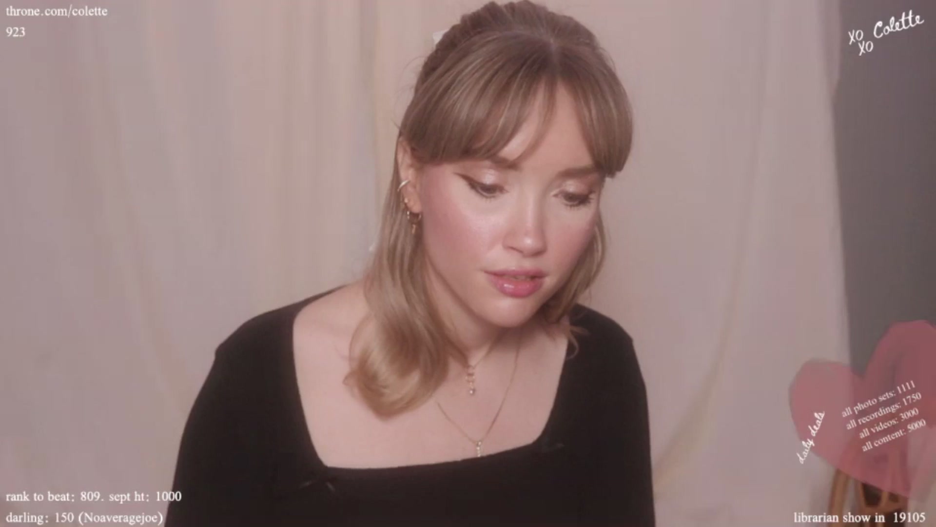 Gallery image thumbnail from coletteclaude's myfreecams stream on, 09/17/2024, 20:31 image 14 of 20