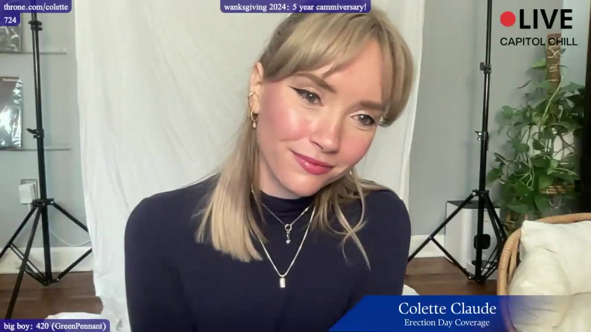 Gallery image thumbnail from coletteclaude's myfreecams stream on, 11/05/2024, 21:20 image 13 of 20