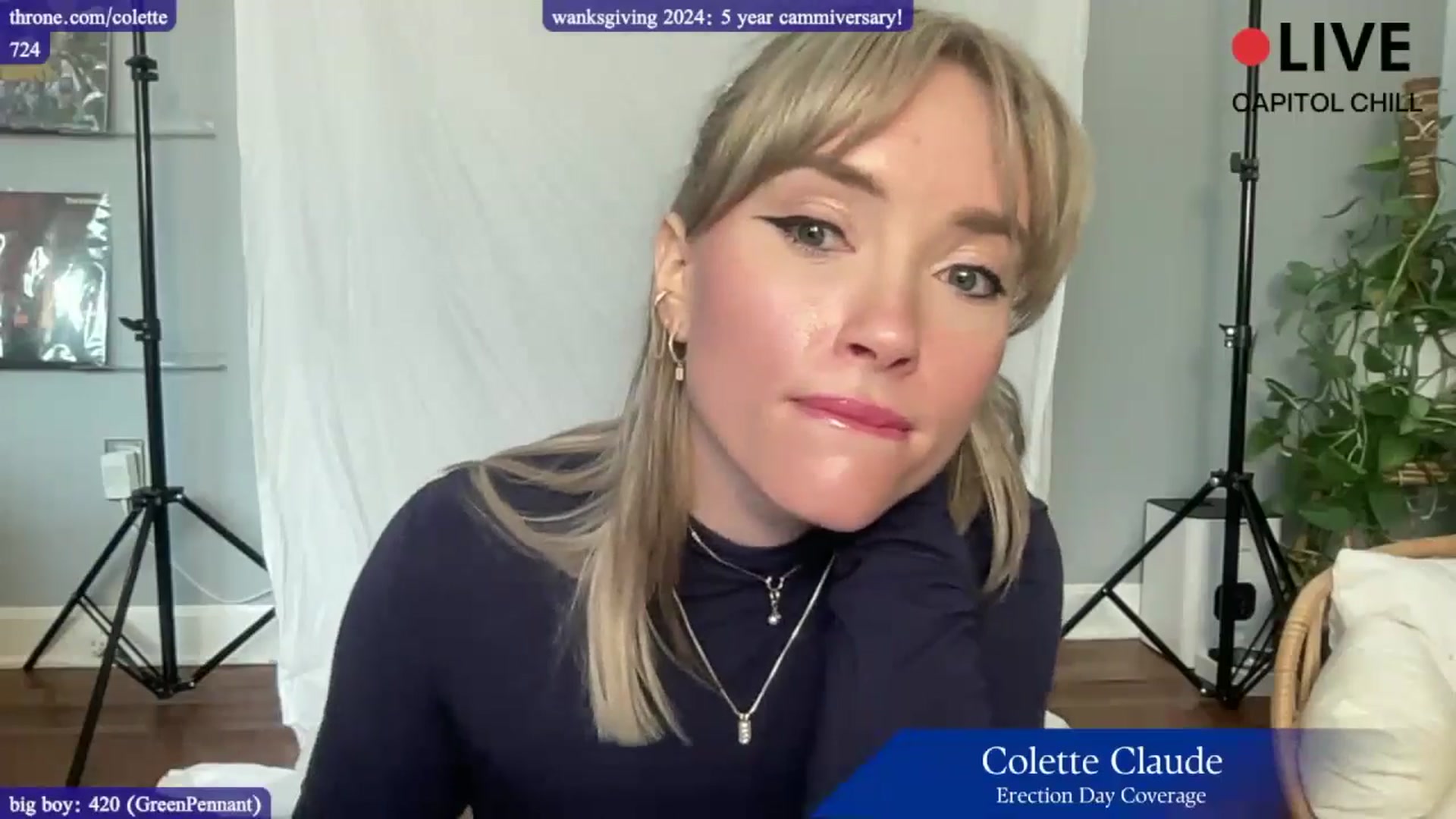 Gallery image thumbnail from coletteclaude's myfreecams stream on, 11/05/2024, 21:20 image 15 of 20