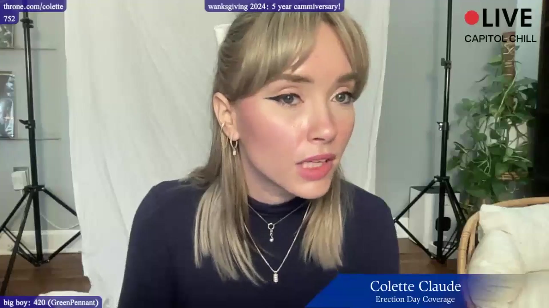 Gallery image thumbnail from coletteclaude's myfreecams stream on, 11/05/2024, 21:20 image 10 of 20