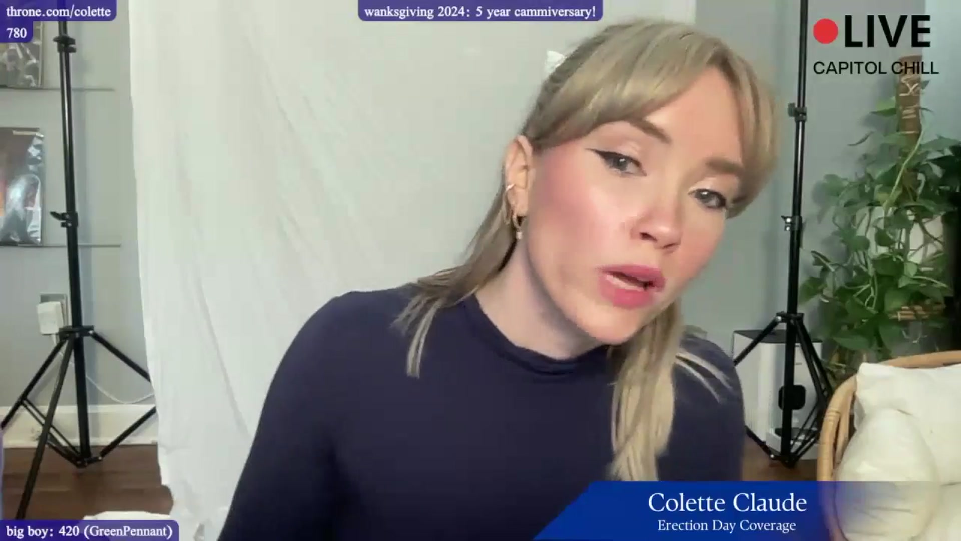 Gallery image thumbnail from coletteclaude's myfreecams stream on, 11/05/2024, 21:20 image 7 of 20