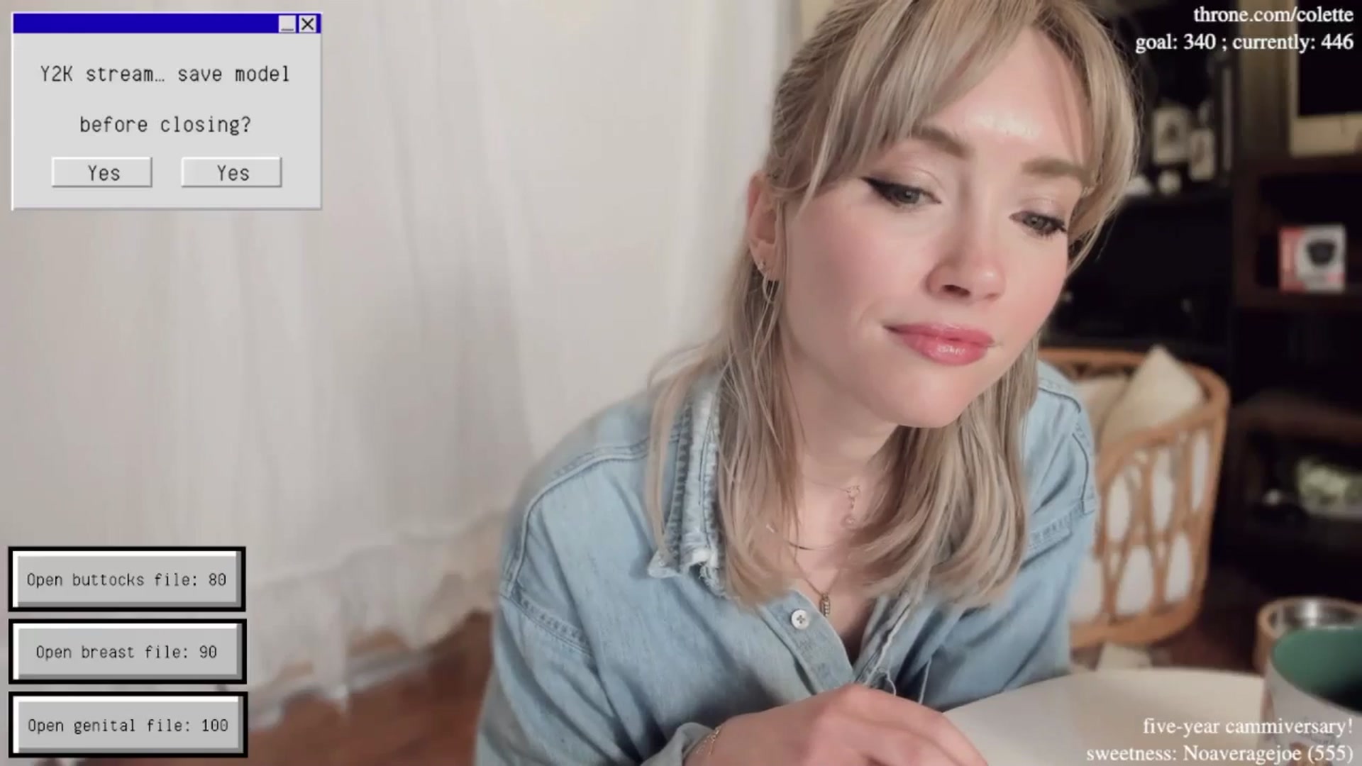 Gallery image thumbnail from coletteclaude's myfreecams stream on, 11/27/2024, 20:12 image 20 of 20