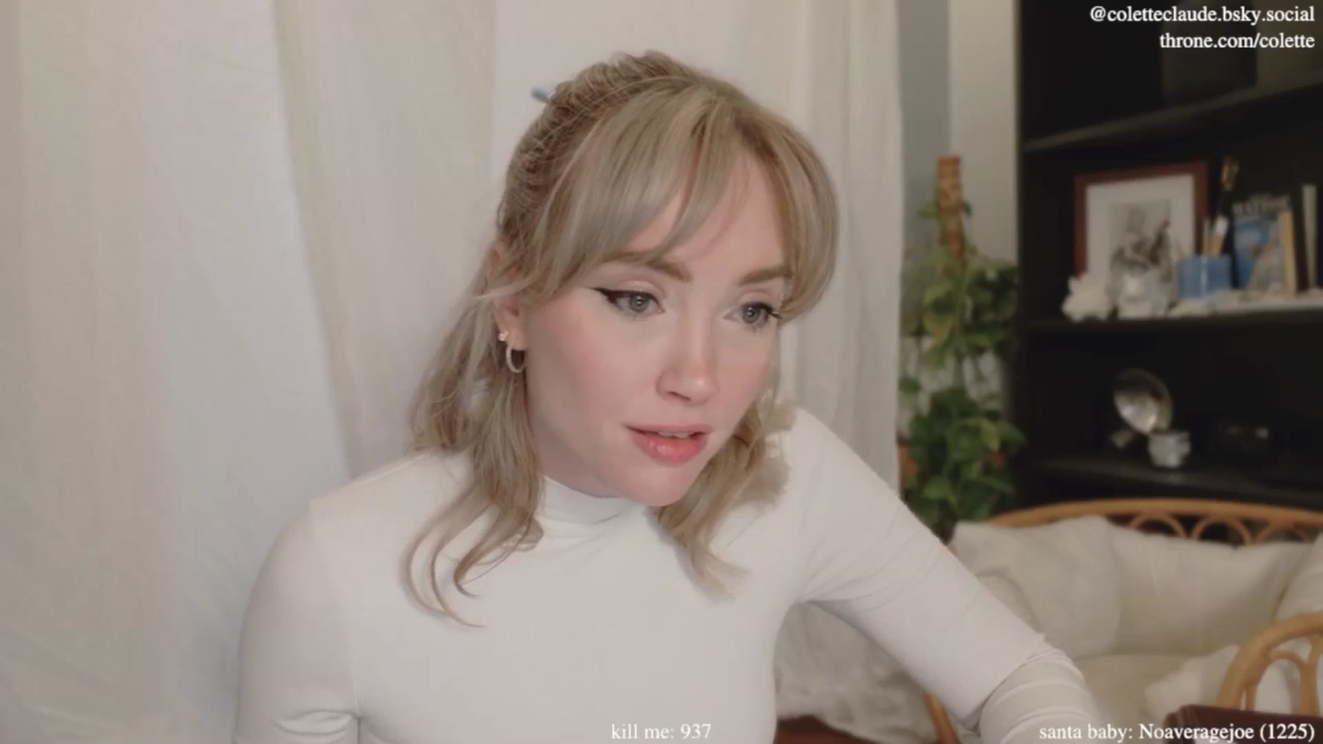 Gallery image thumbnail from coletteclaude's myfreecams stream on, 12/04/2024, 20:19 image 9 of 20