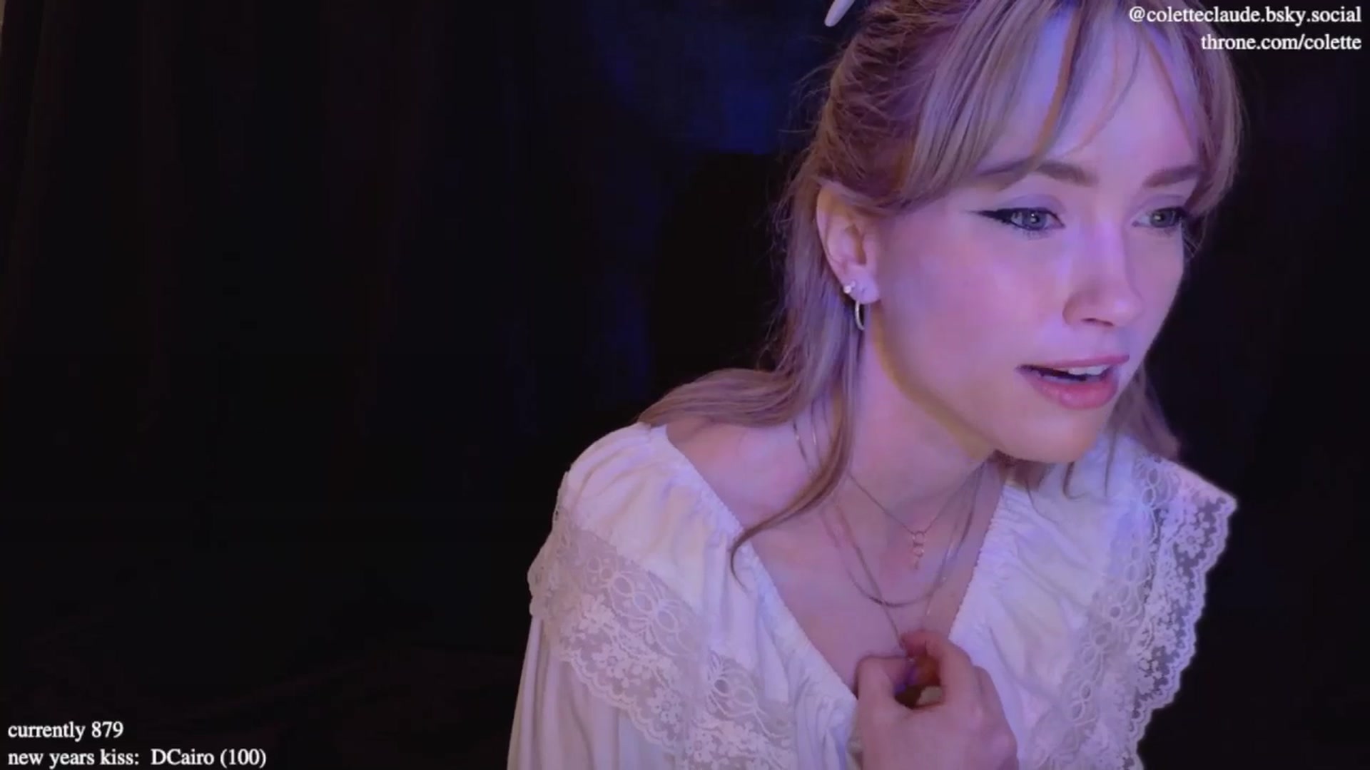 Gallery image thumbnail from coletteclaude's myfreecams stream on, 01/01/2025, 21:52 image 2 of 20