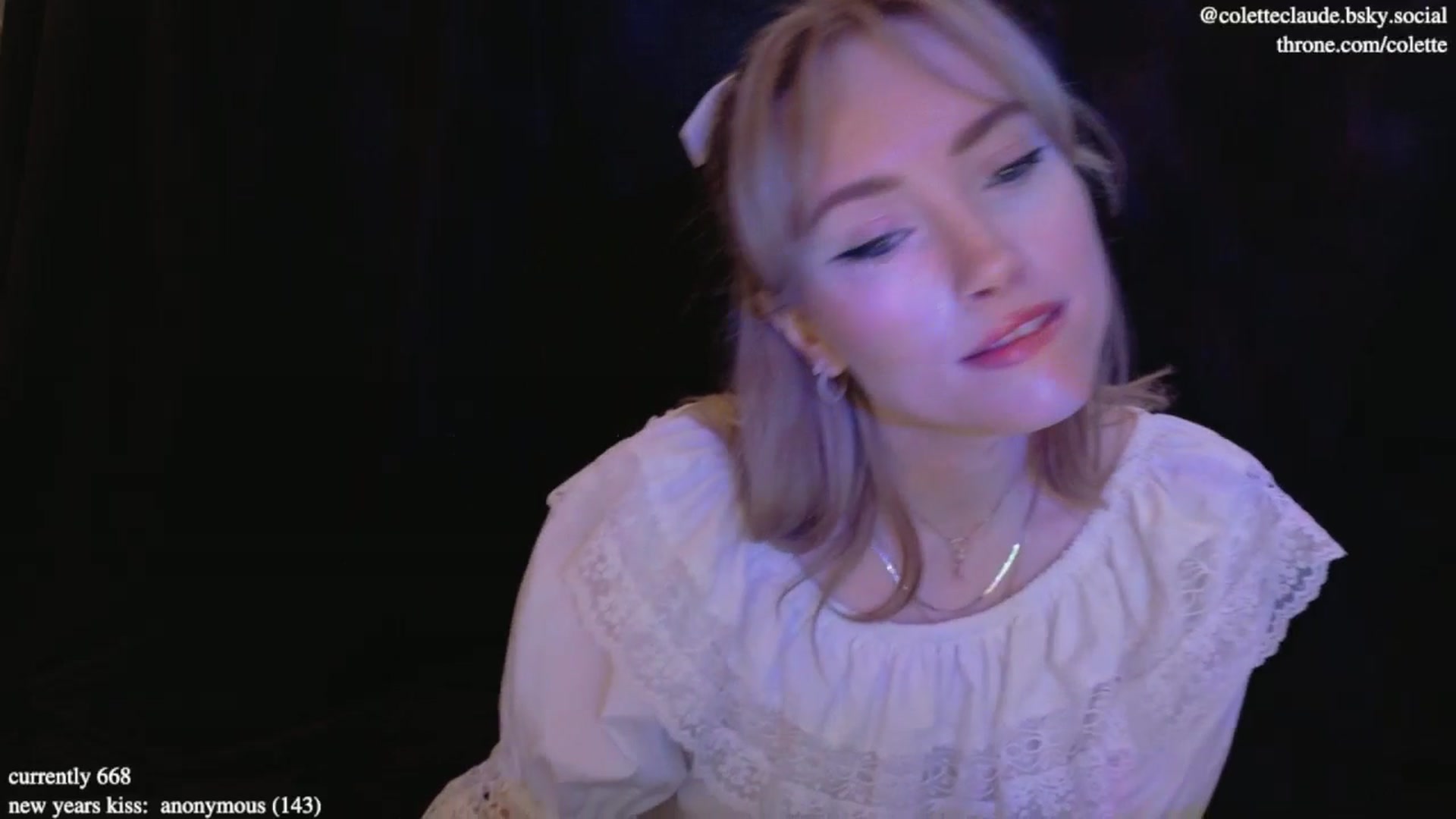 Gallery image thumbnail from coletteclaude's myfreecams stream on, 01/01/2025, 21:52 image 3 of 20