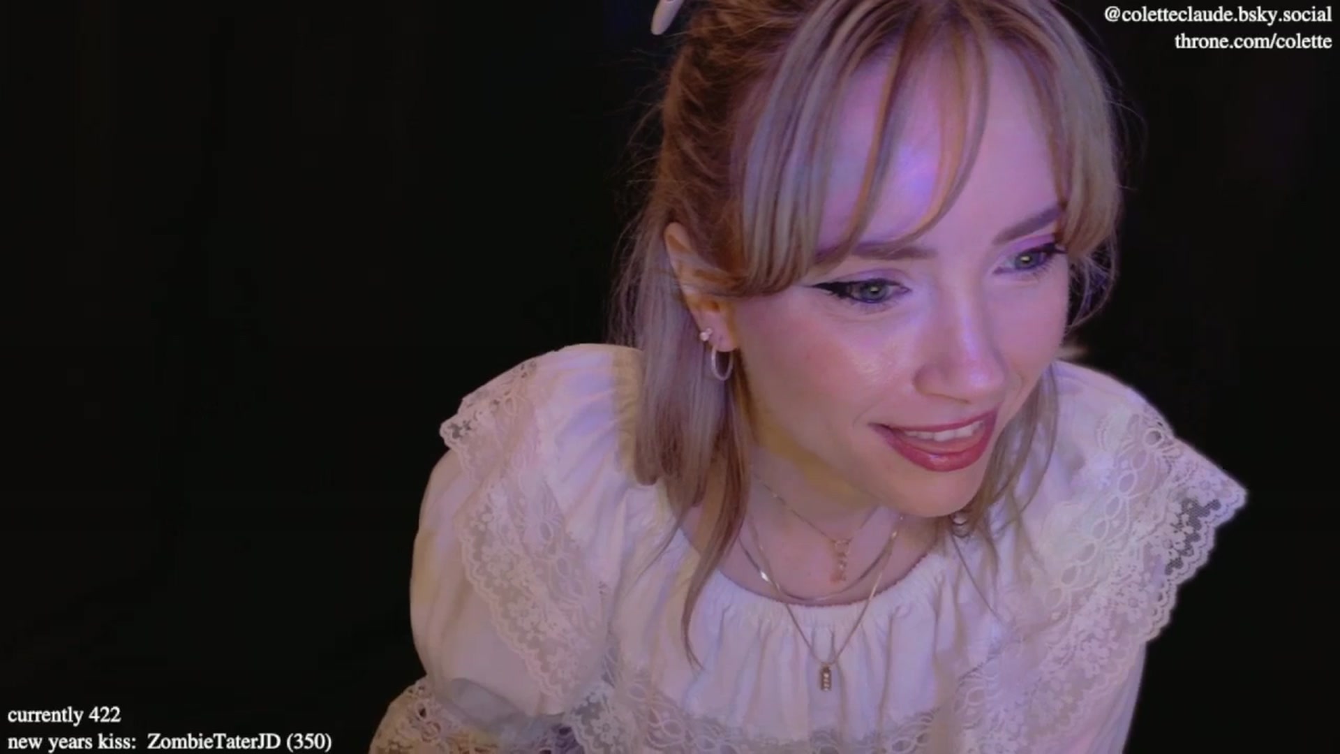 Gallery image thumbnail from coletteclaude's myfreecams stream on, 01/01/2025, 21:52 image 8 of 20