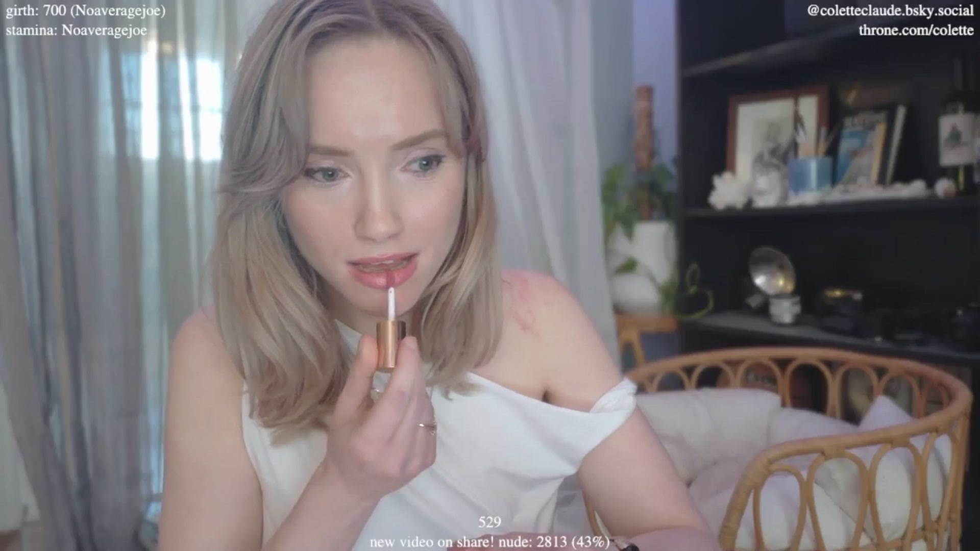 Gallery image thumbnail from coletteclaude's myfreecams stream on, 01/08/2025, 21:20 image 13 of 20