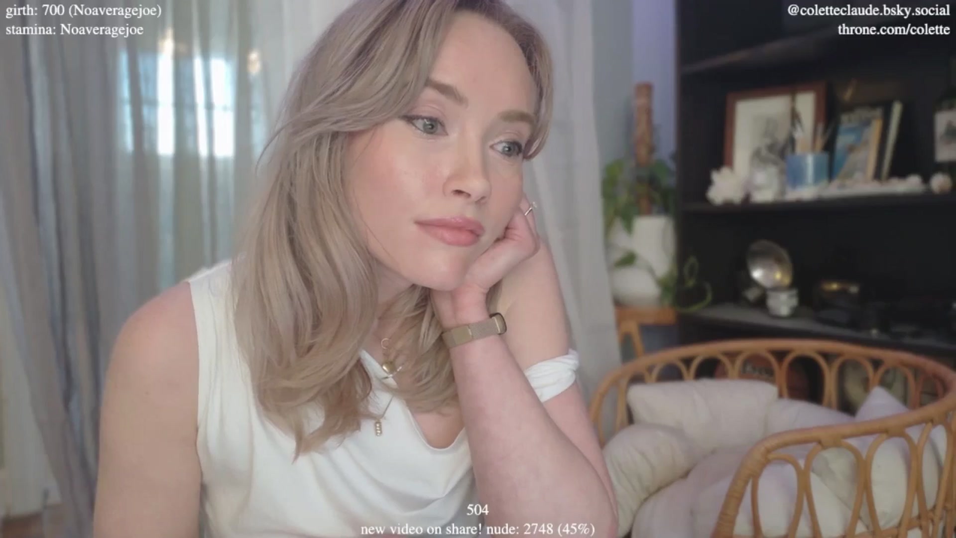 Gallery image thumbnail from coletteclaude's myfreecams stream on, 01/08/2025, 21:20 image 18 of 20