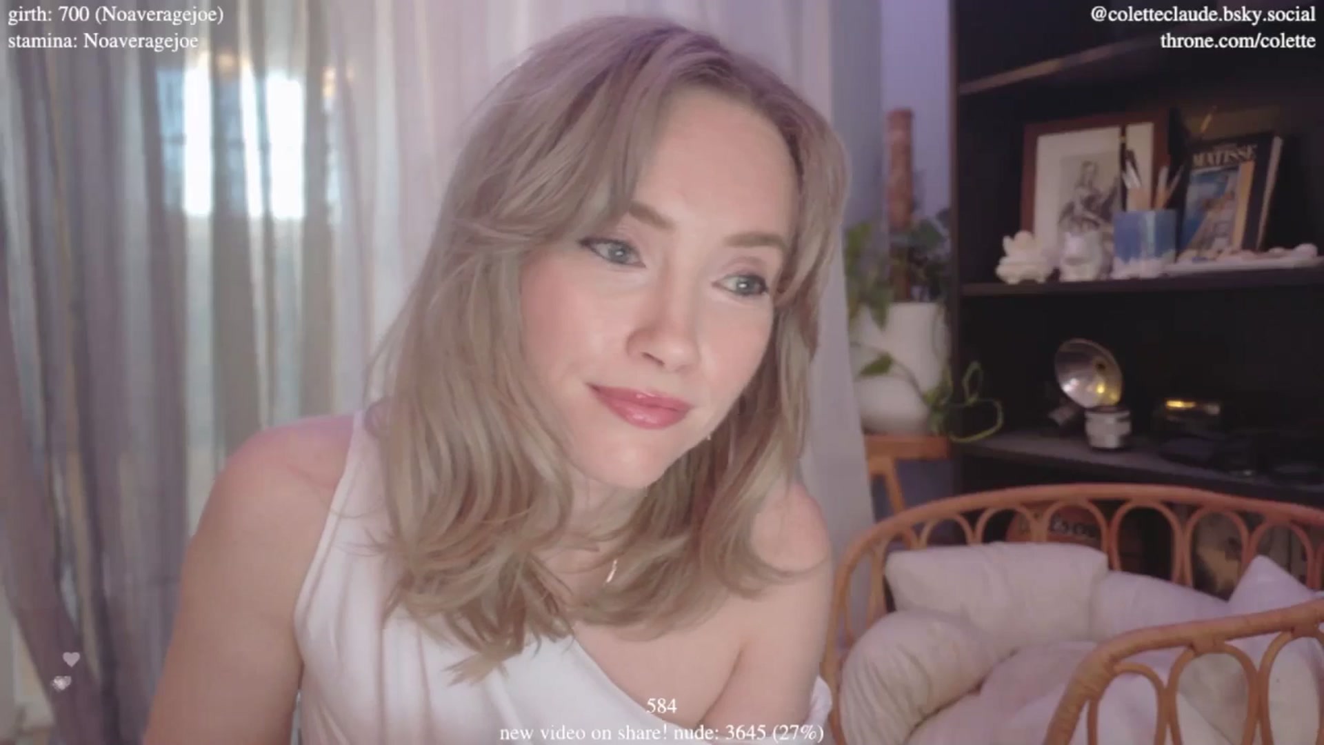 Gallery image thumbnail from coletteclaude's myfreecams stream on, 01/08/2025, 21:20 image 5 of 20